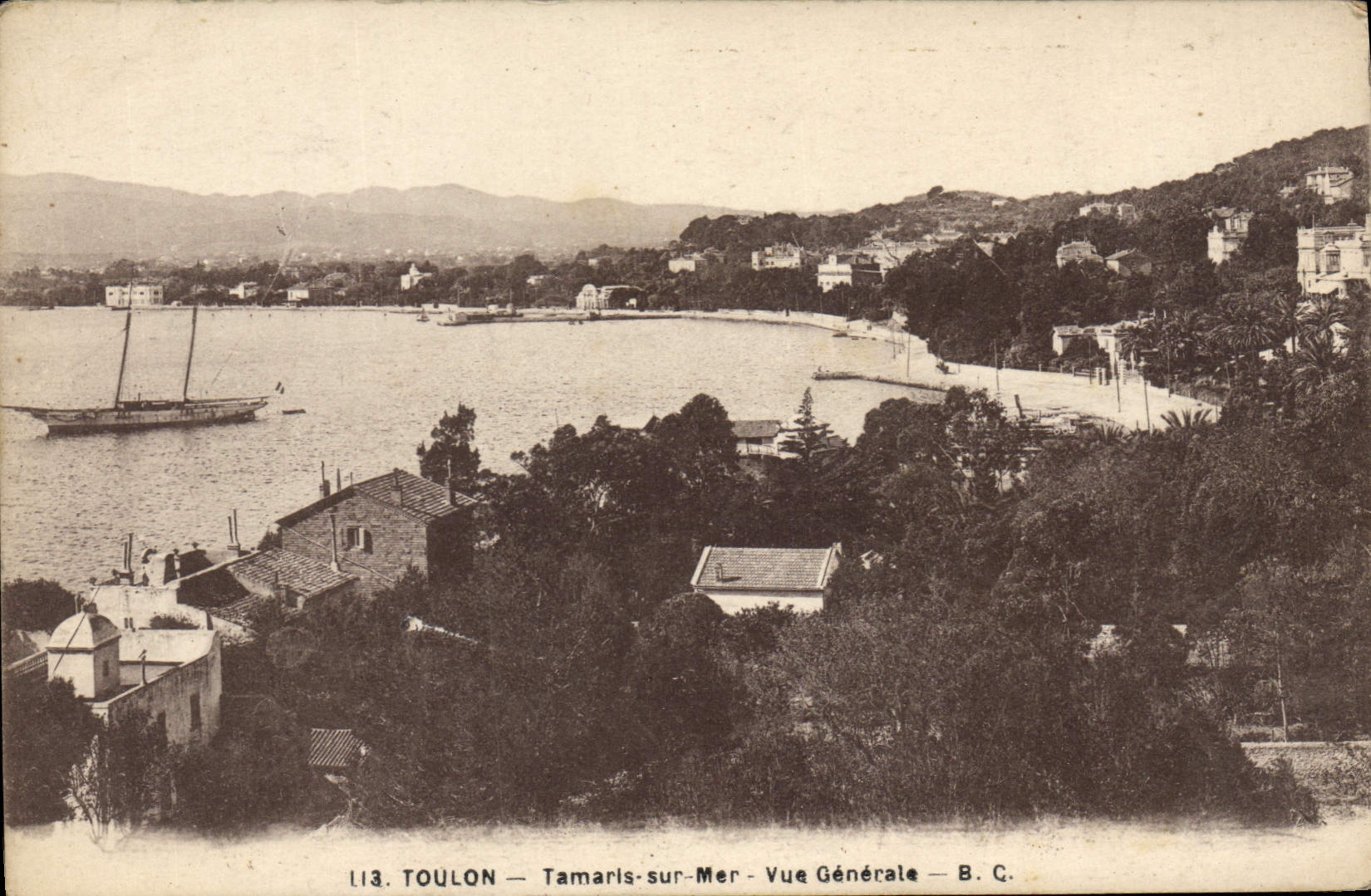 CPA Toulon Tamaris sur Mer Vue generale