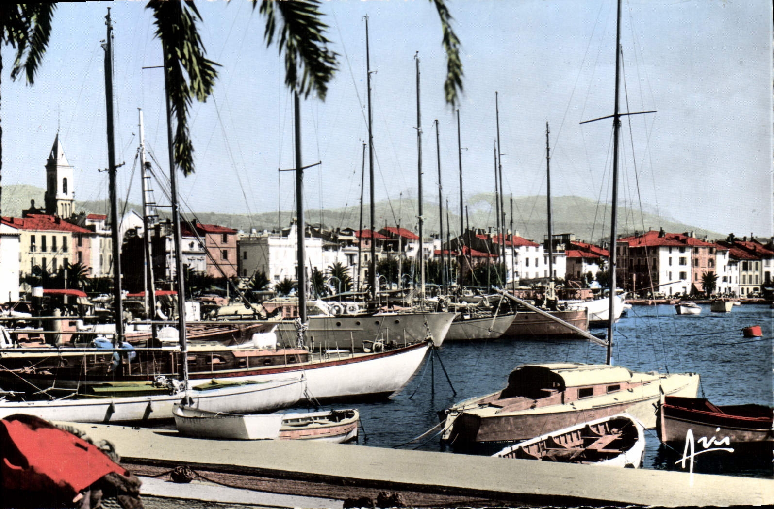 CPA Sanary sur mer quai des Yachts