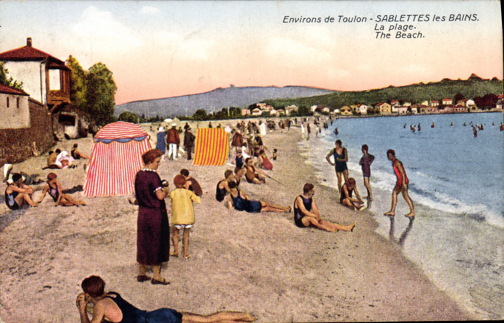 CPA Environs de Toulon Sablettes les Bains La plage