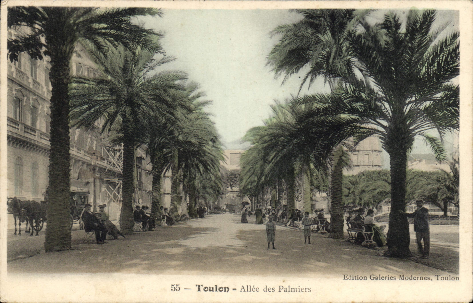 CPA Toulon Allee des Palmiers