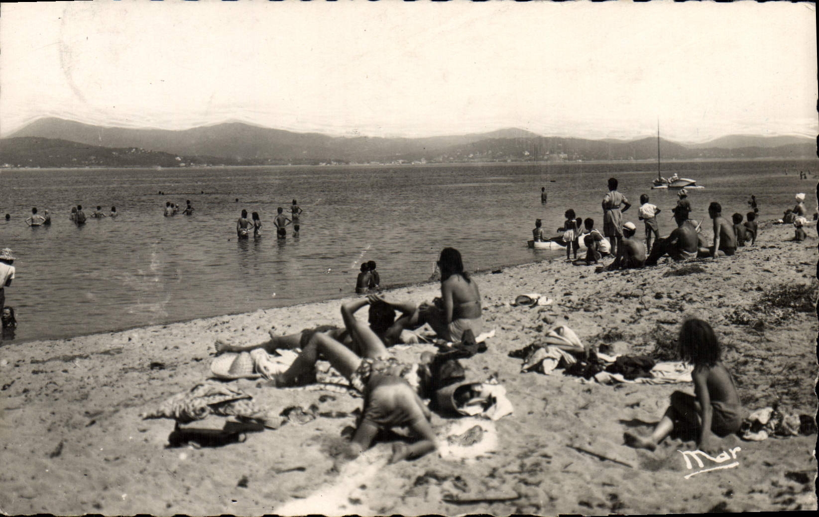 CPA Saint Tropez Plage de la Bouillabaisse