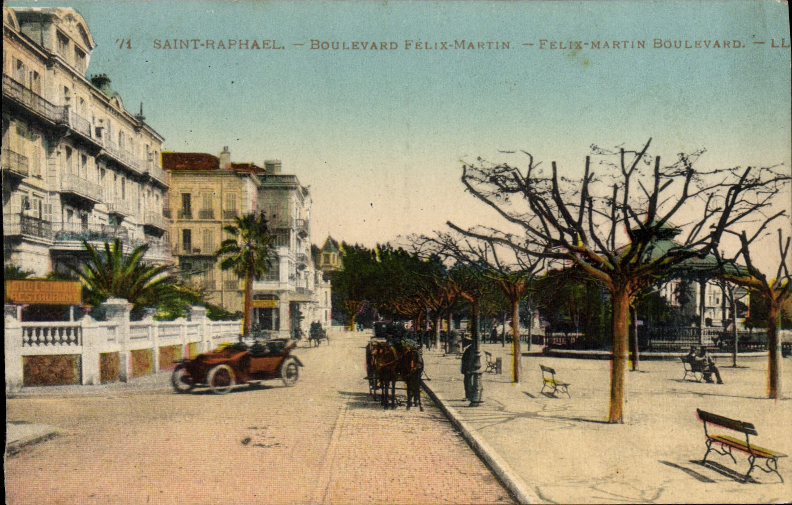 CPA Saint Raphael Boulevard Felix Martin