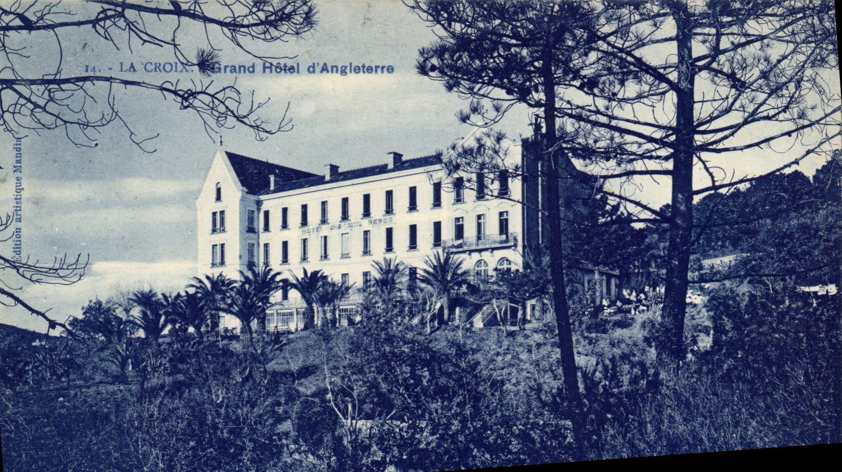 CPA La Croix Grand Hotel d'Angleterre