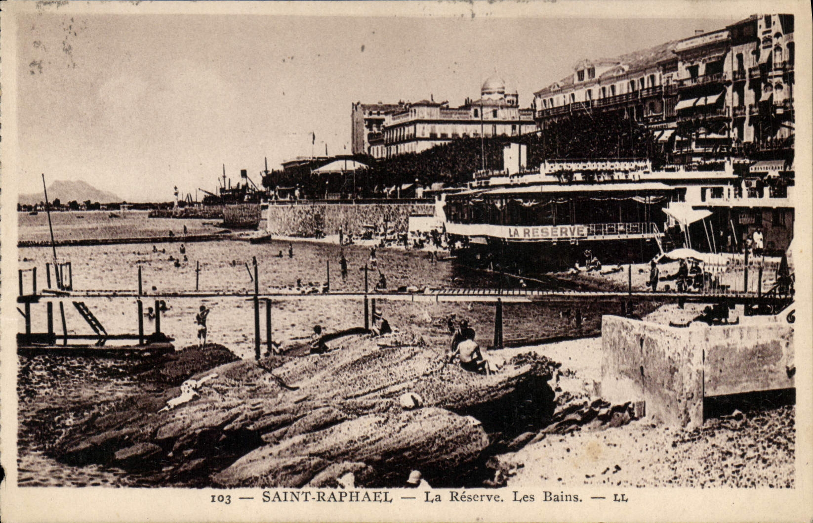 CPA Saint Raphael La Reserve Les Bains