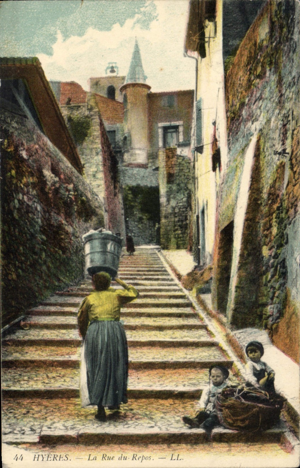 CPA Hyeres La Rue du Repos