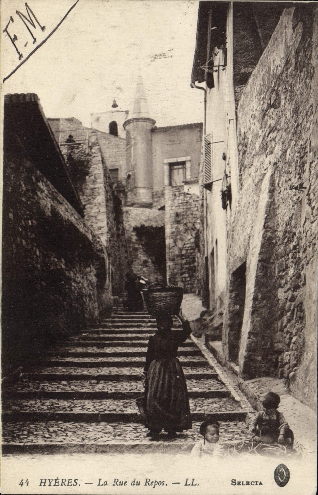 CPA Hyeres La Rue du Repos