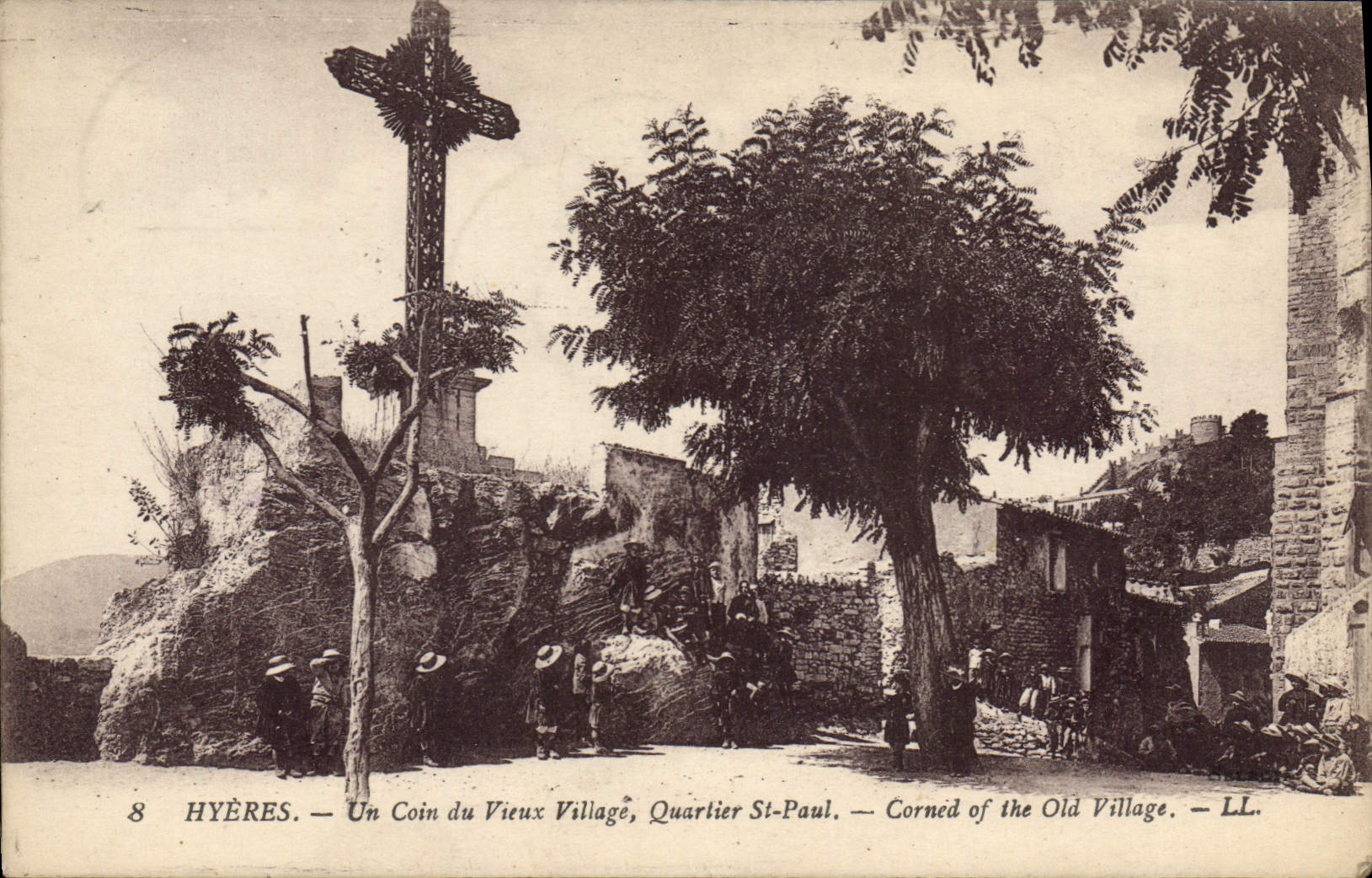 CPA Hyeres un coin du vieux village quartier St Paul