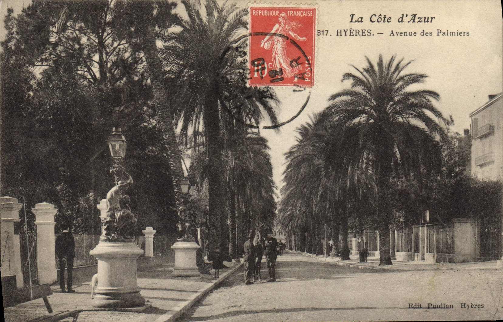 CPA Hyeres Avenue des Palmiers