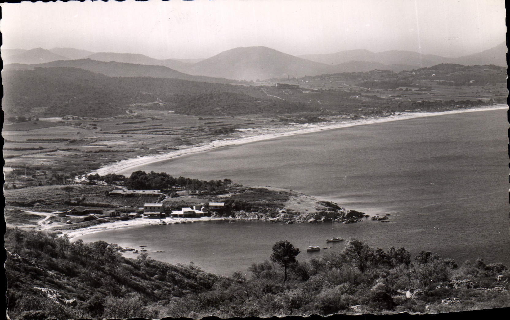 CPA Saint Tropez plage de Pampelonne