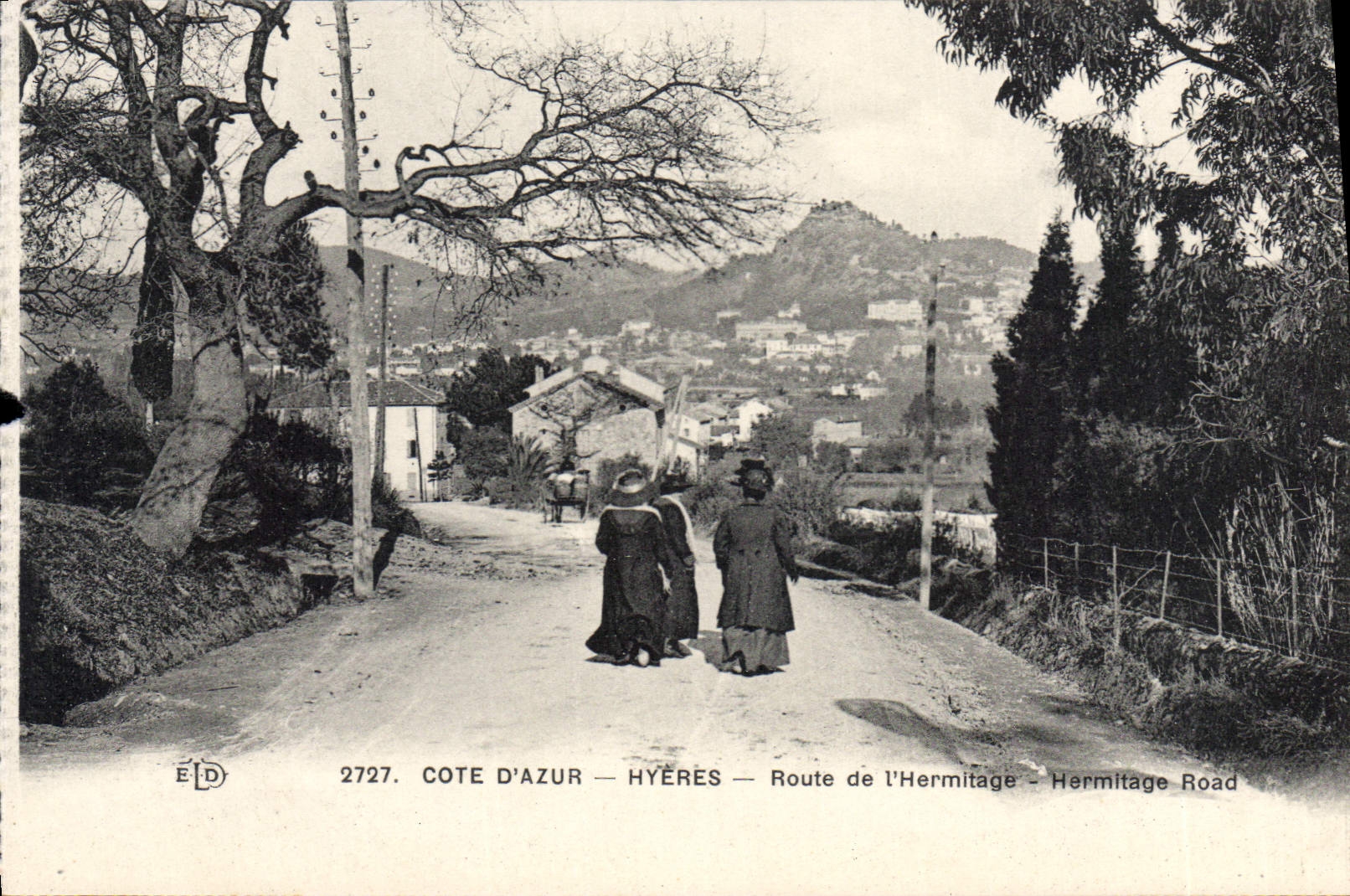 CPA Cote d'Azur Hyeres Route de l'Hermitage
