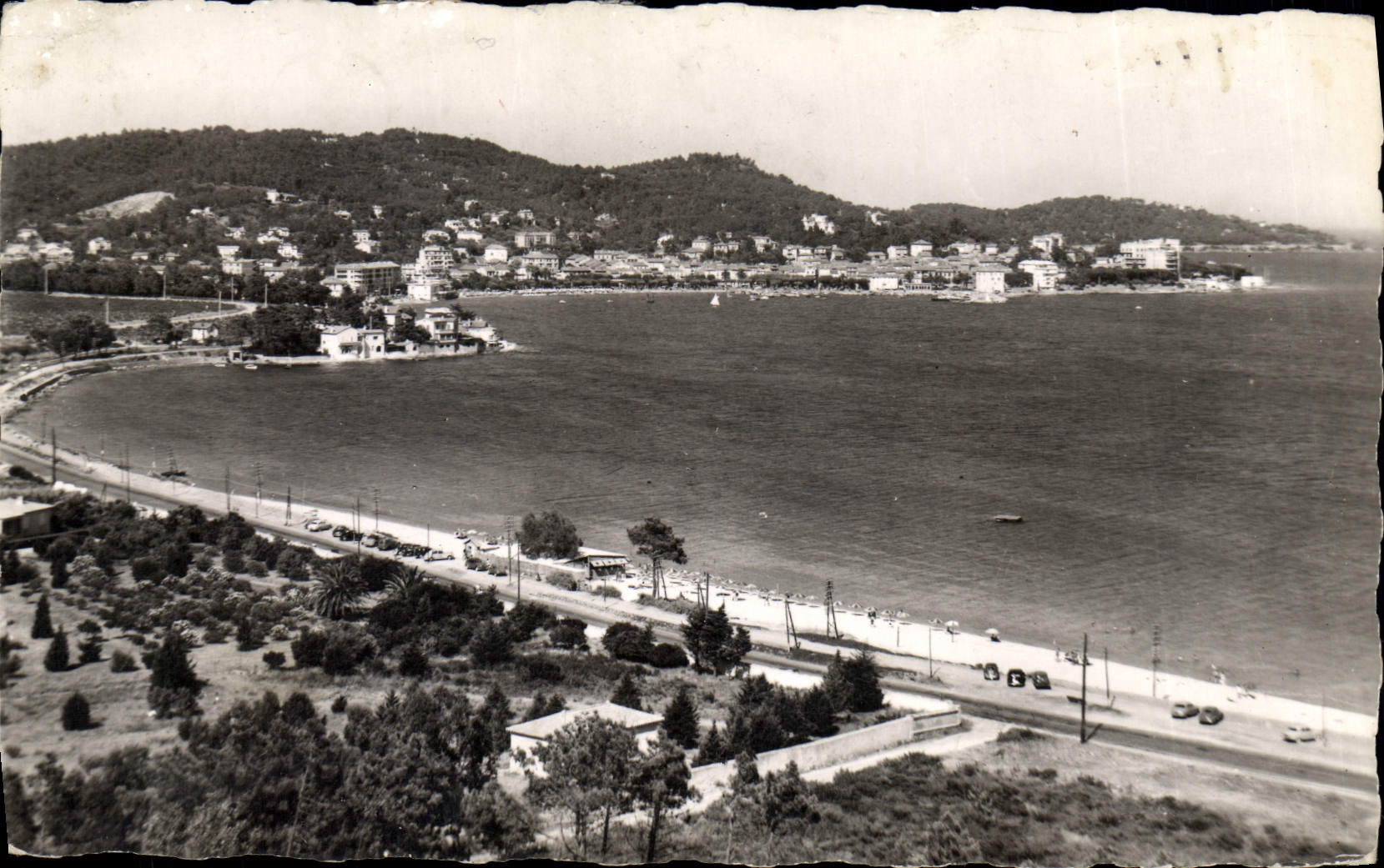CPA La Perle de la cote des Maures Saint Maxime sur Mer Var vue panoramique