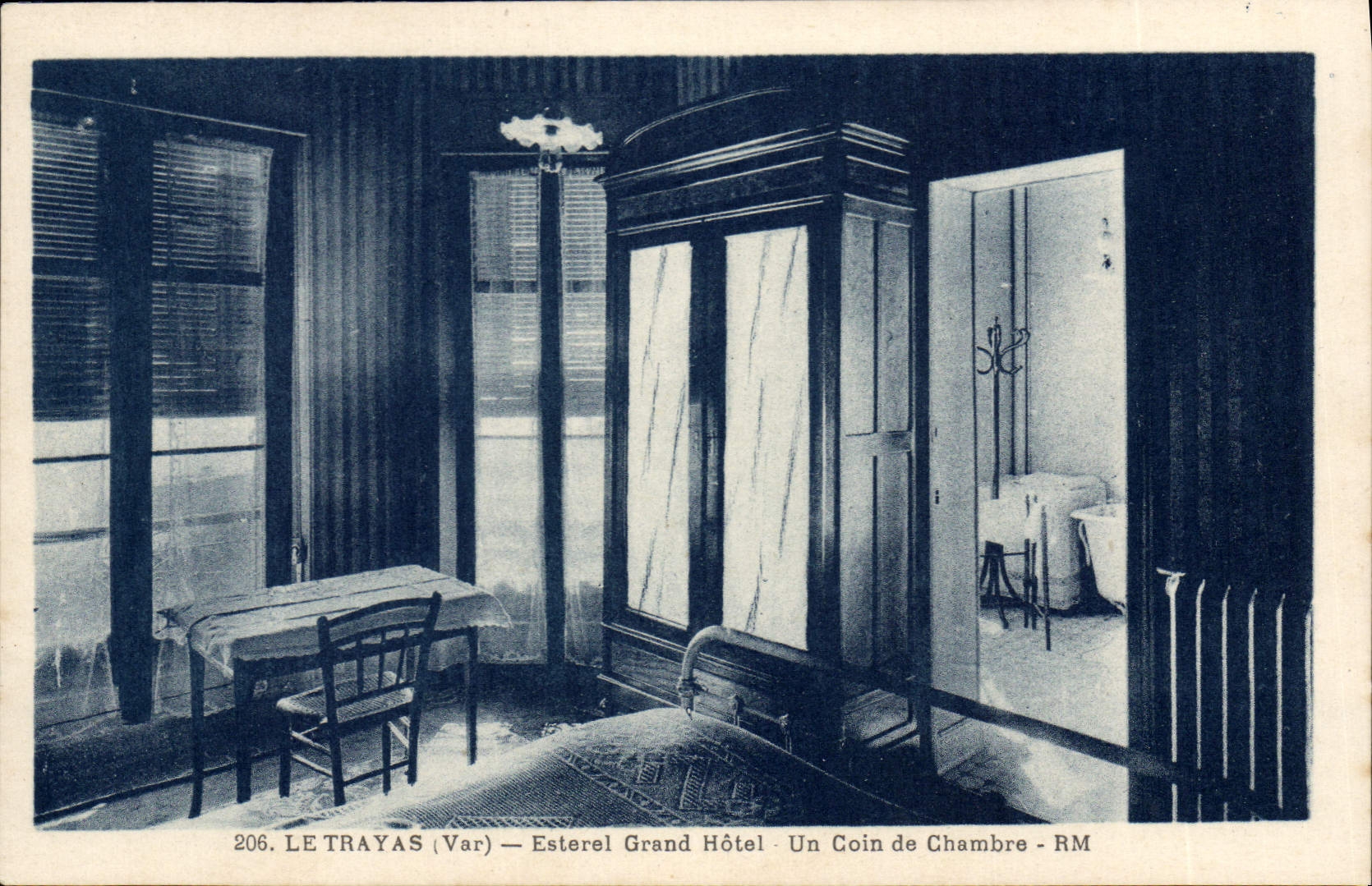 CPA Le Trayas Var Esterel grand hotel un coin de chambre 