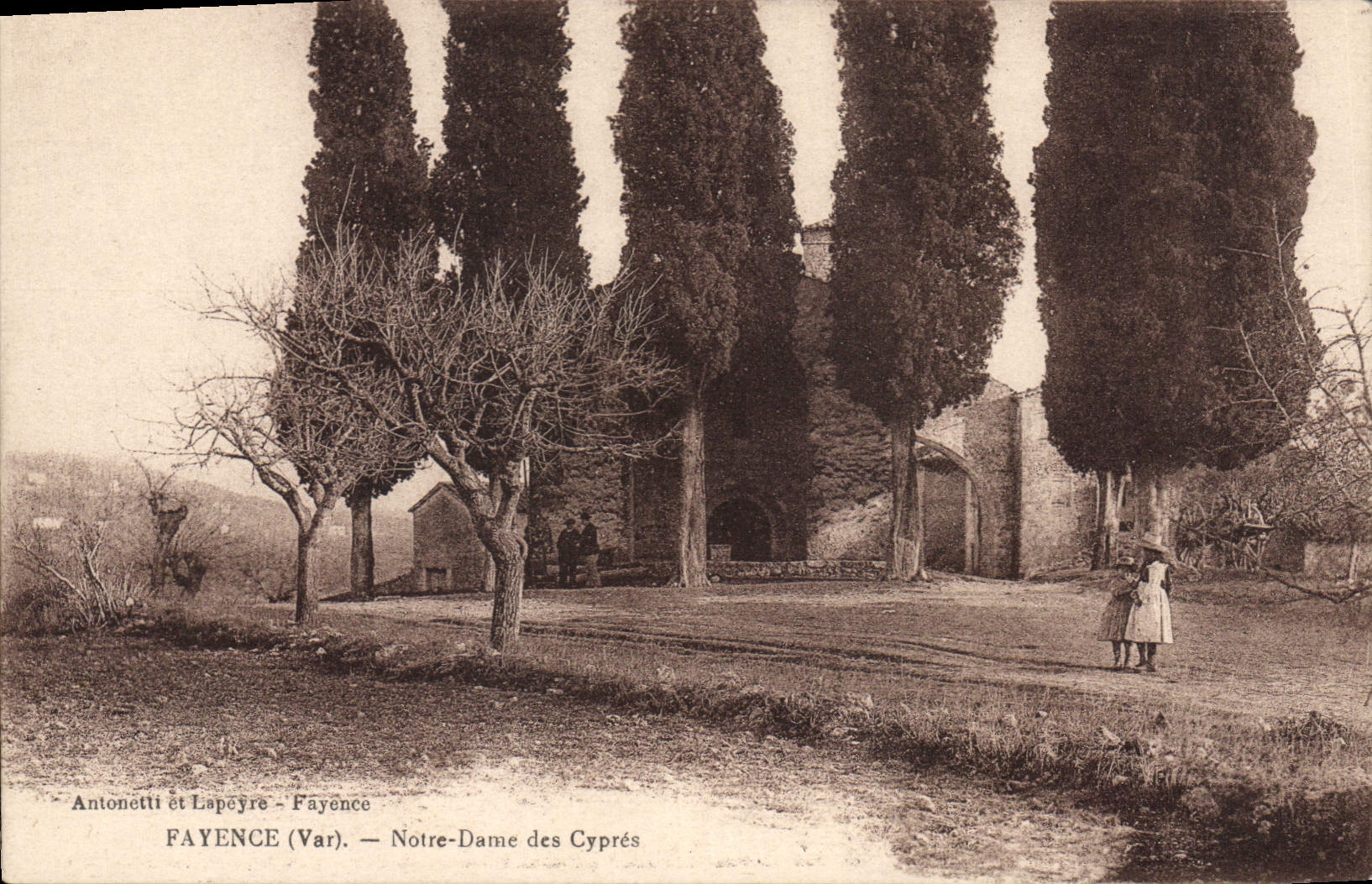 CPA Fayence Var Notre Dames des Cypres 