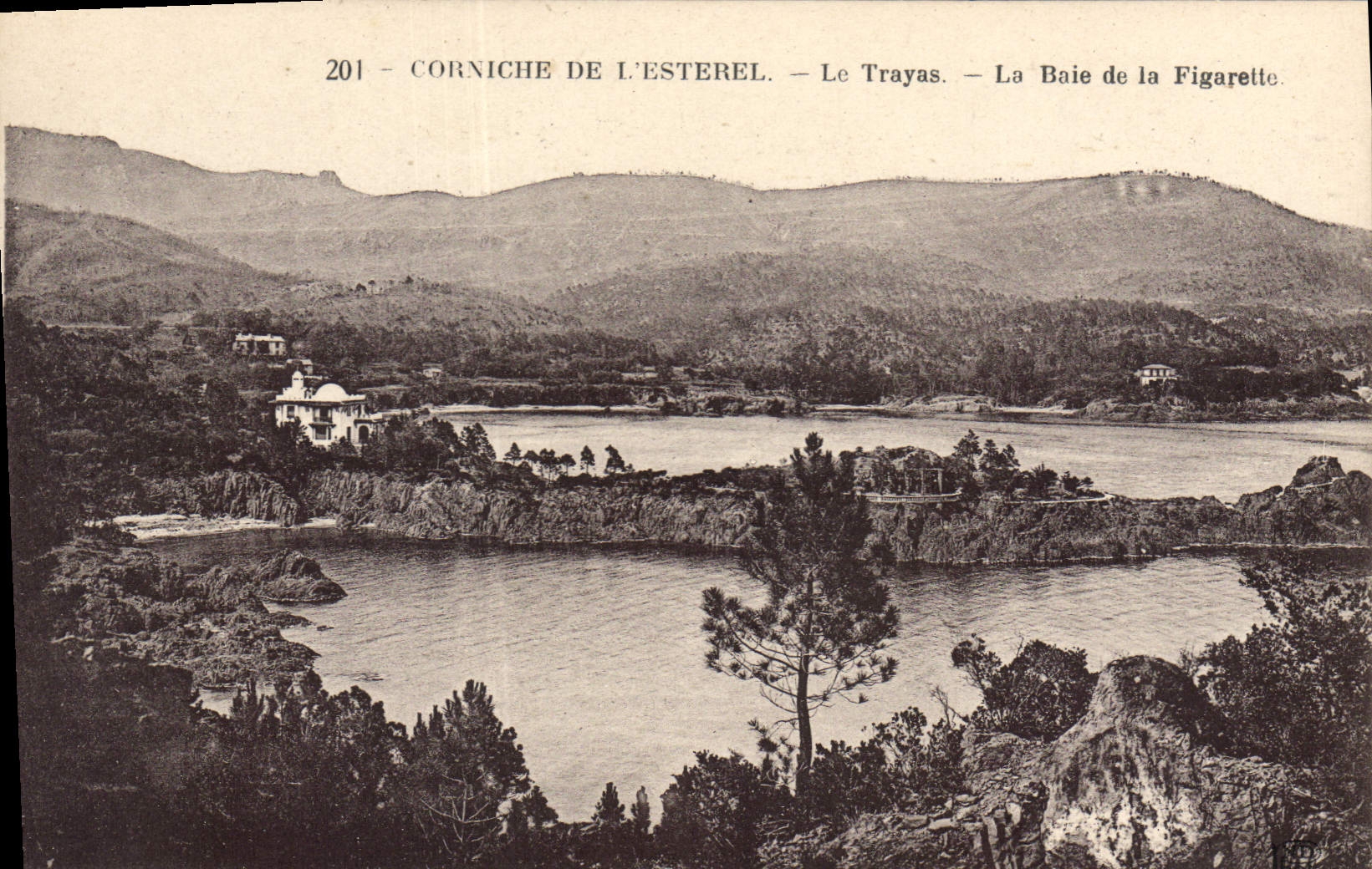 CPA Corniche de l'Esterel Le Trayas La Baie de la Figarette