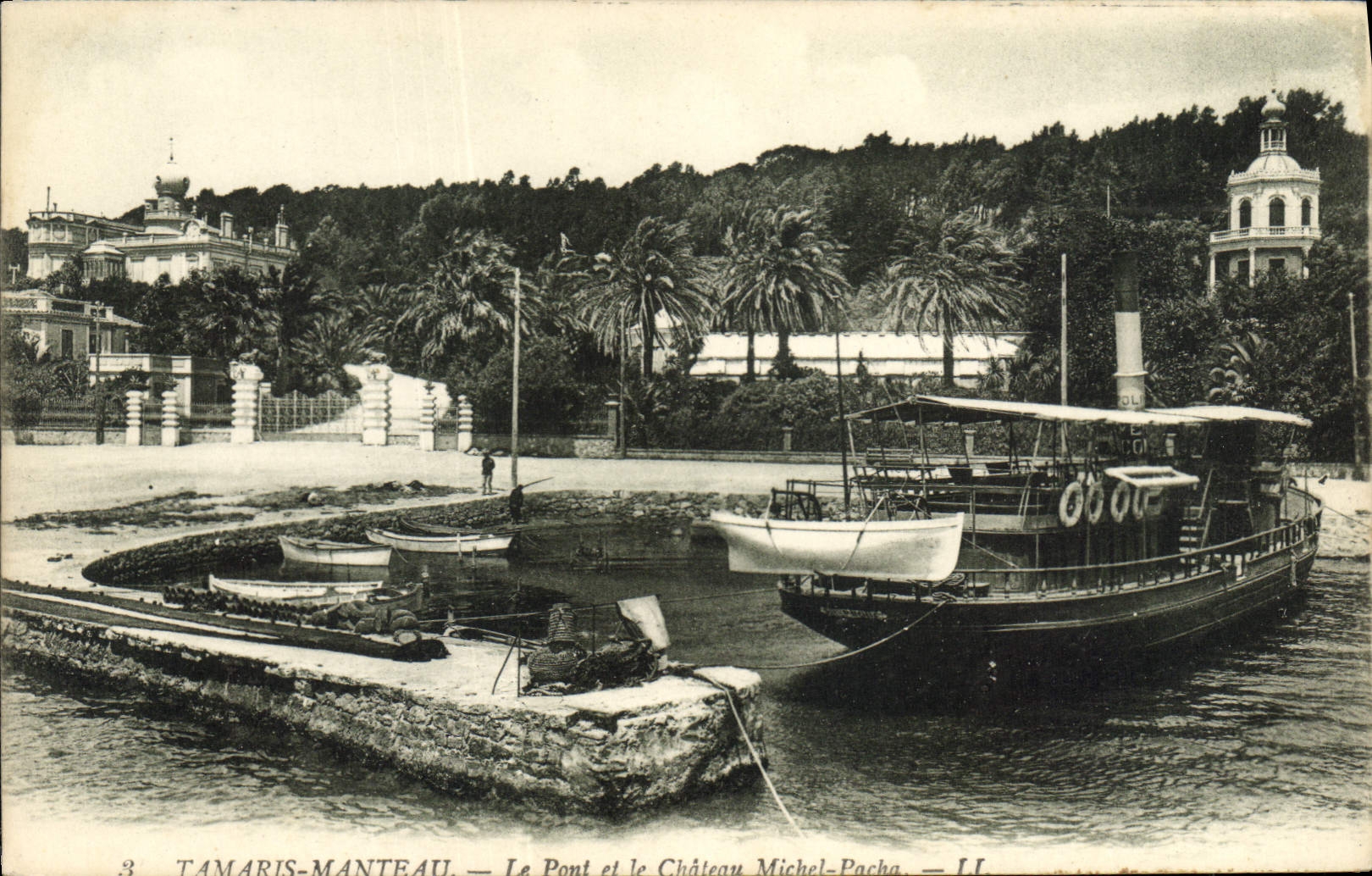 CPA Tamaris Manteau Le Pont et le Chateau Michel Pacha