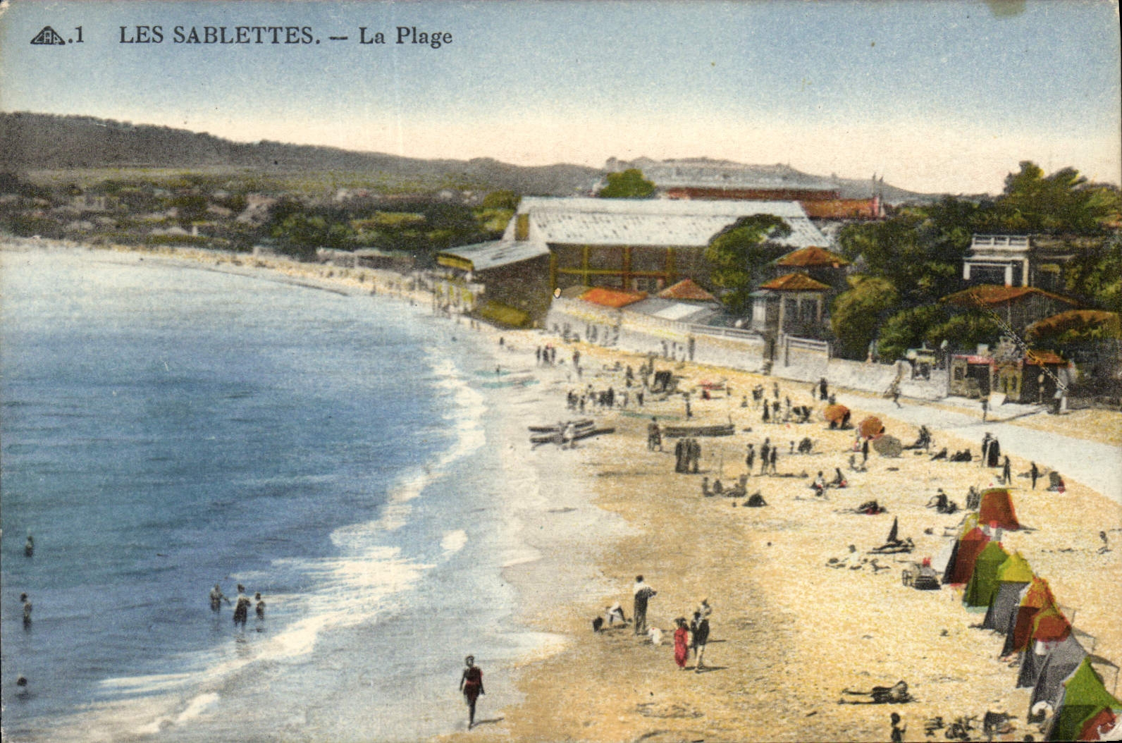 CPA Les Sablettes La Plage 