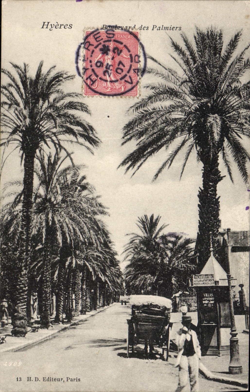 CPA Hyeres Boulevard des Palmiers 