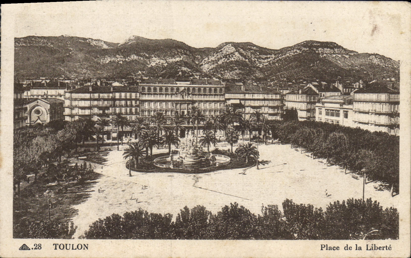 CPA Toulon Place de la Liberte 
