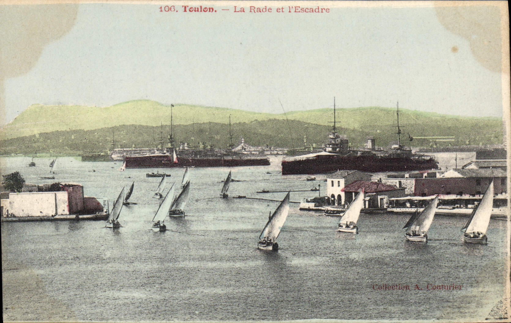 CPA Toulon La Rade et l'Escalier 