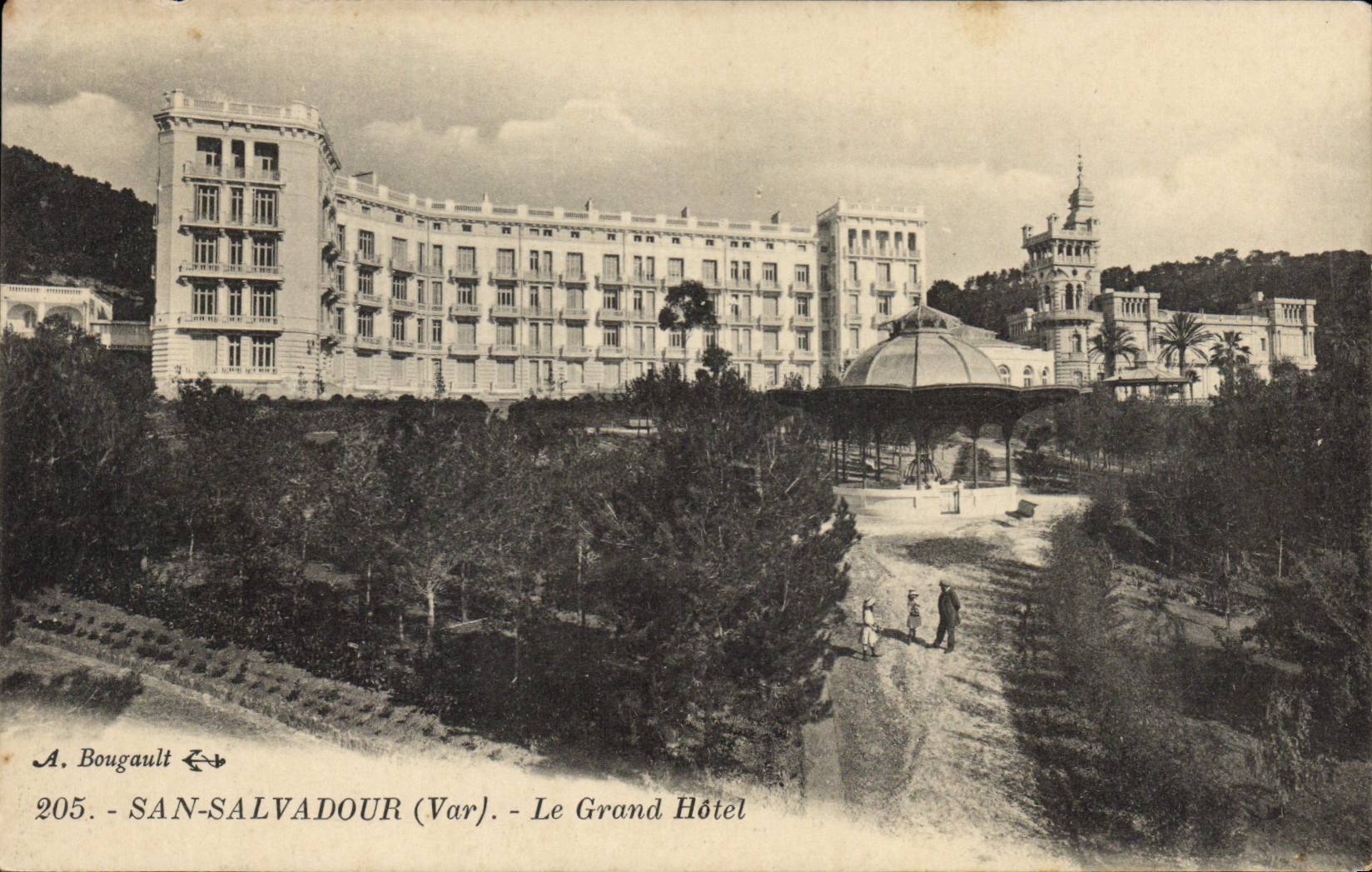 CPA San Salvadour Var Le Grand Hotel