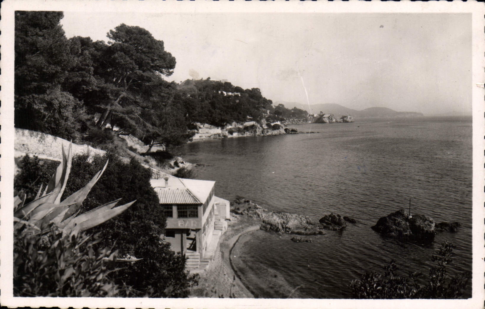 CPA Toulon Mourillon Var Descente du chemin des Douaniers