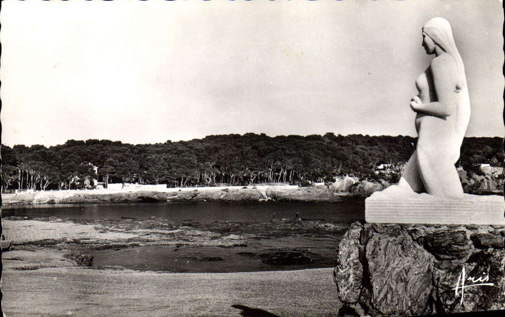 CPA Lumiere et Beaute de la Core d'Azur Le Brusc Venus sortant des flots