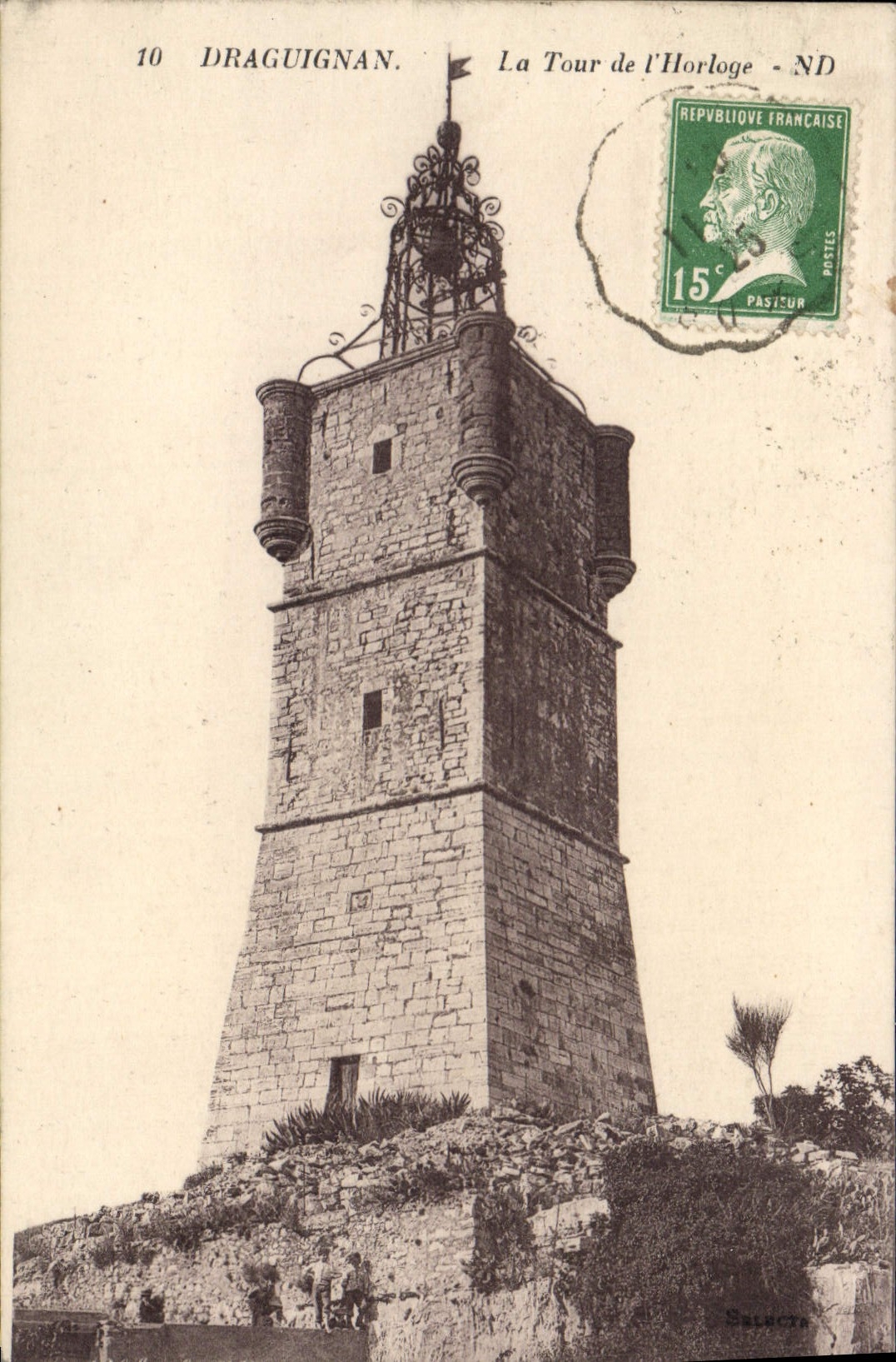 CPA Draguignan La Tour de l'Horloge 