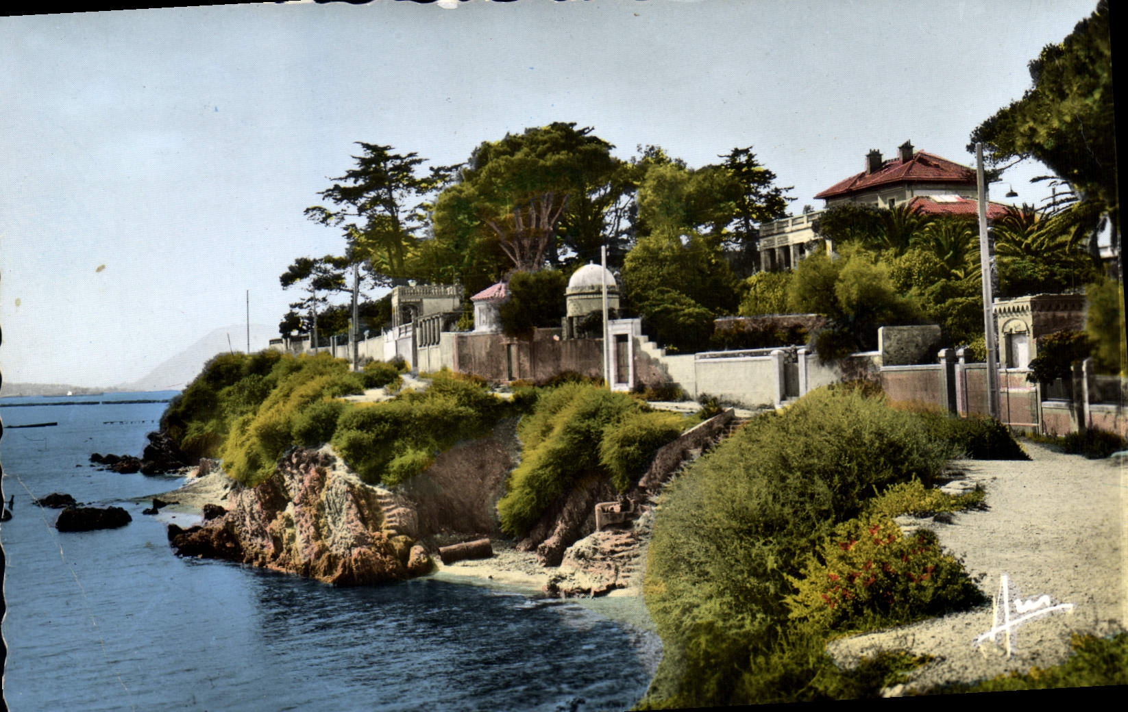 CPA Cote d'Azur Toulon Mourillon Bord de Mer de la Mitre 