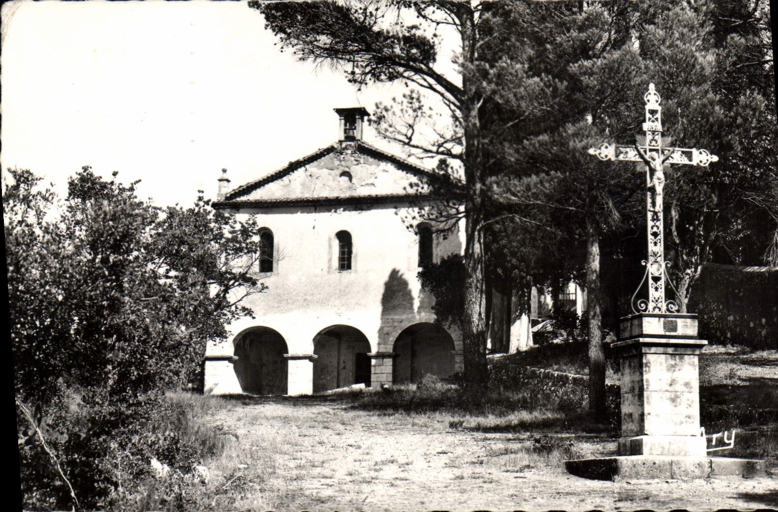 CPA Borgues Var Colline de St Ferreol Le Monastere et le Calvaire