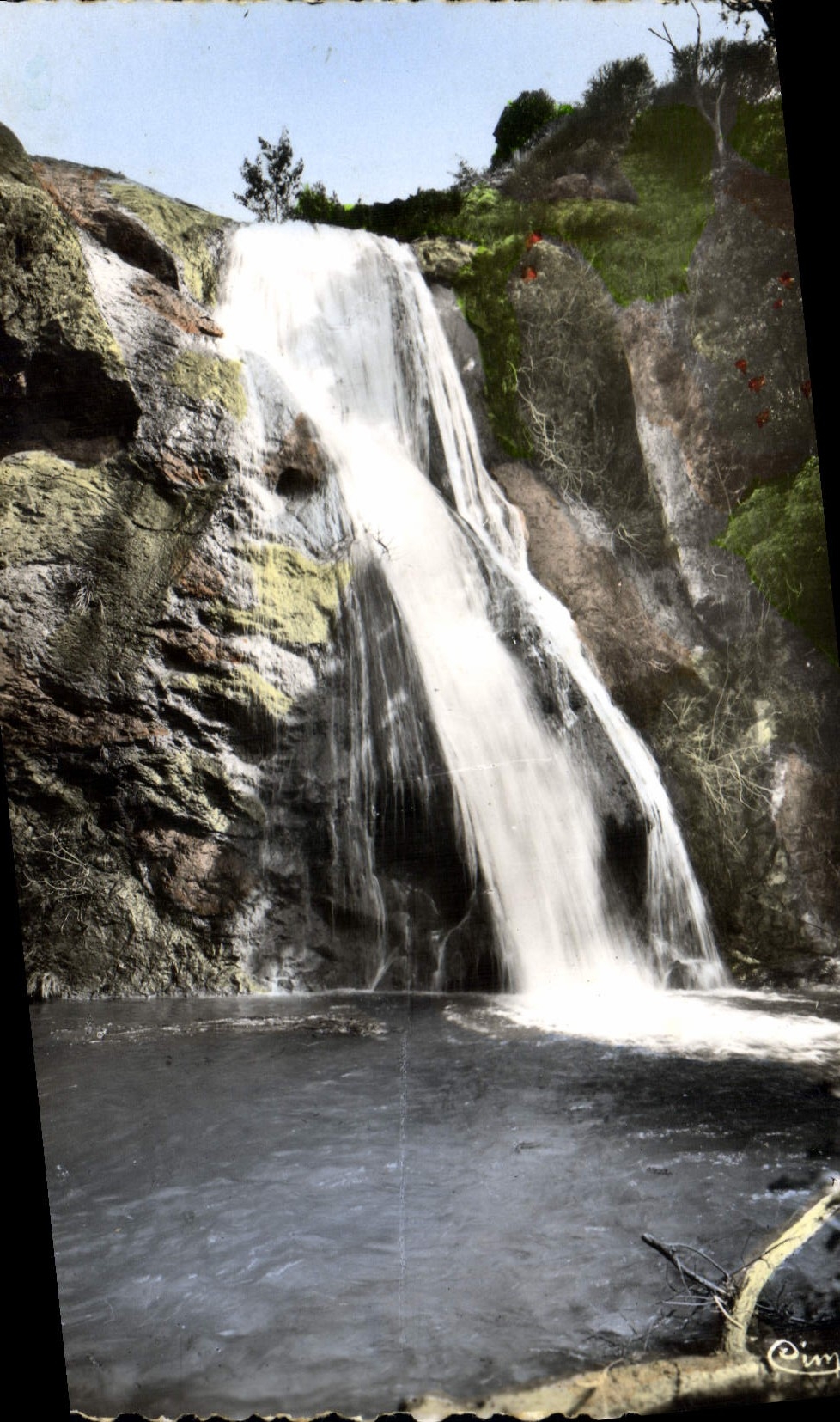 CPA Cotignac Var Cascade du Goufre de Rigaud