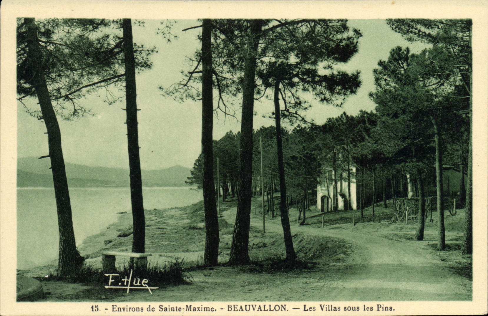 CPA Environs de Sainte Maxime Beauvallon Les Villas sous les Pins