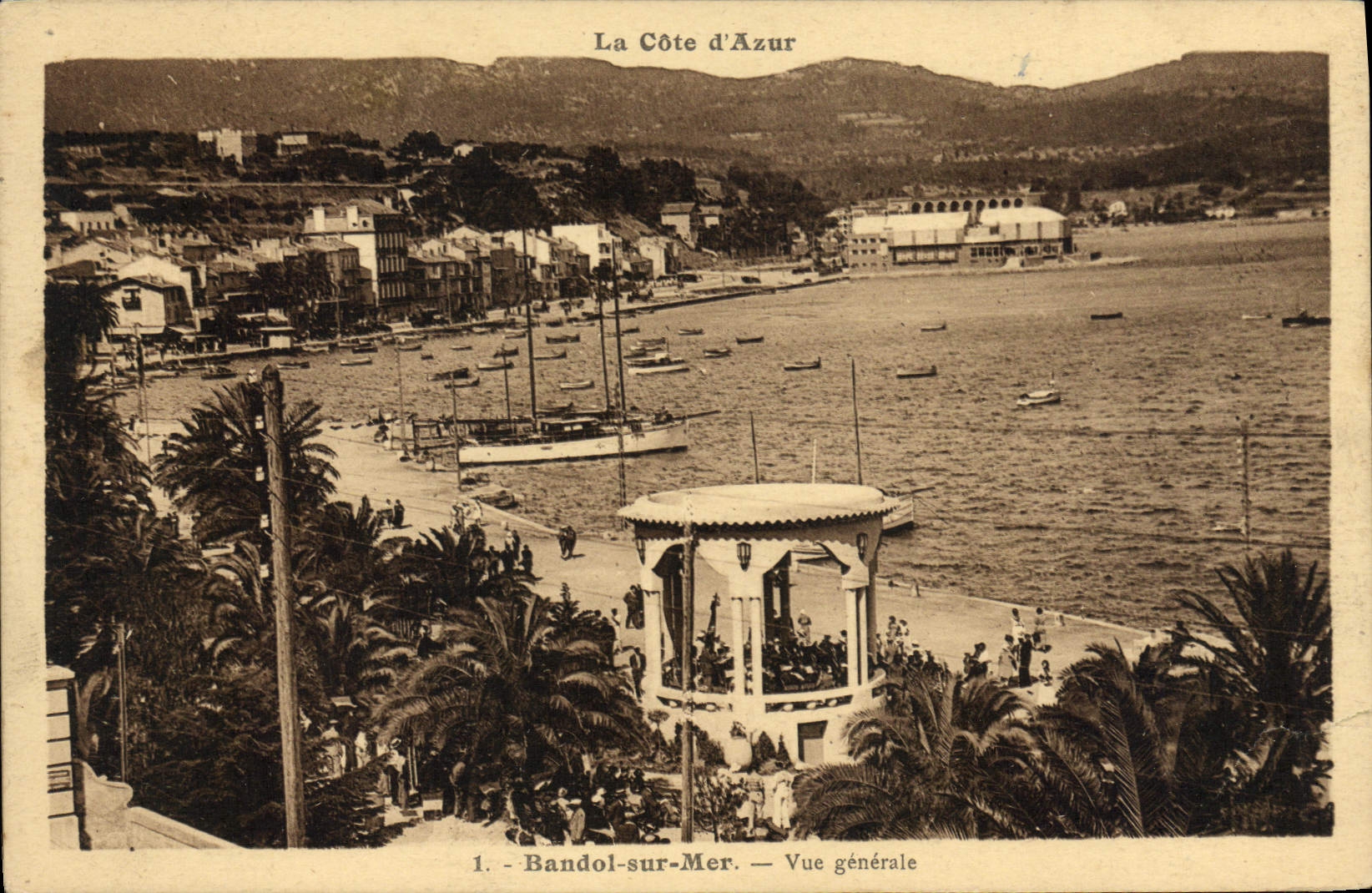 CPA Bandol sur Mer Vue generale 