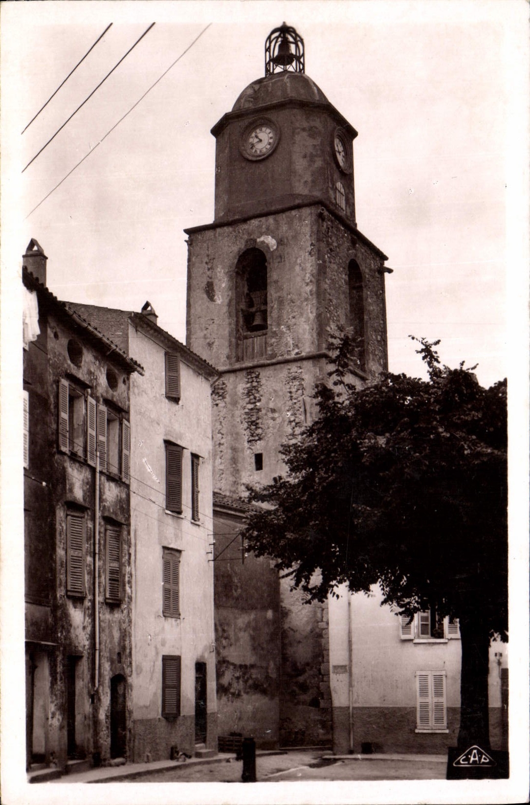 CPA Saint Tropez Le Clocher 