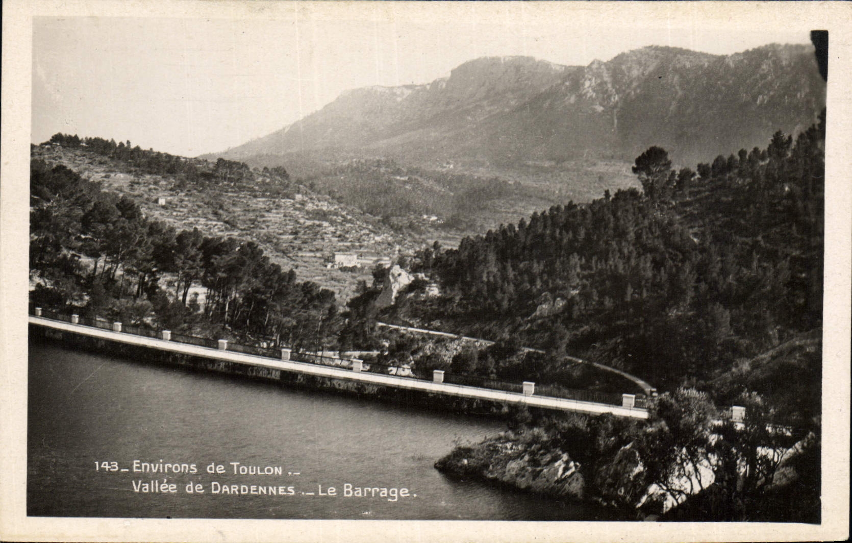 CPA Environs de Toulon Valle de Dardennes Le Barrage 
