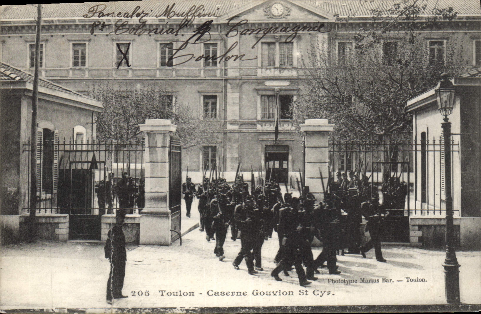 CPA Toulon Caserne Gouvion St Cyr 