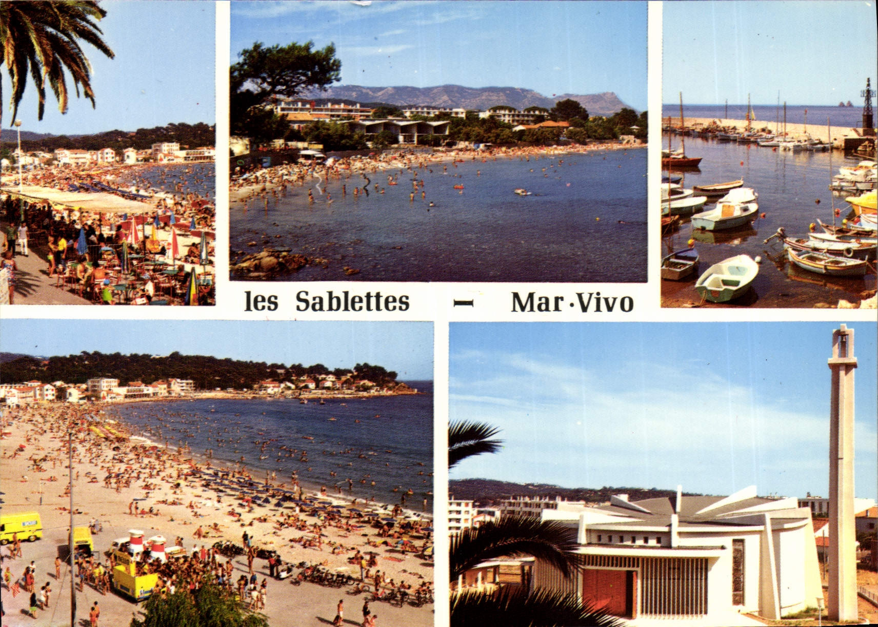 CPSM Les Sablettes Mar Vivo Lumiere et Beaute de la Cote d'Azur 