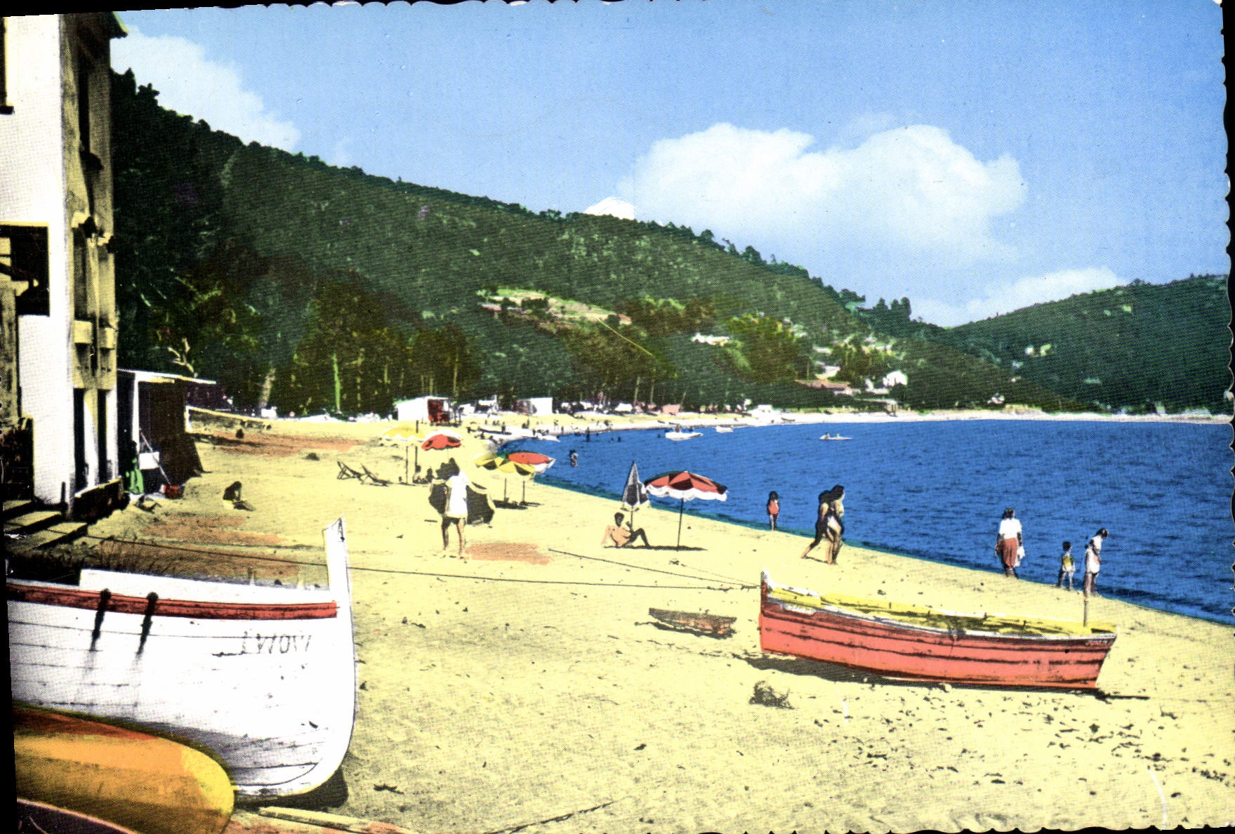 CPSM La Corniche des Maures Cavaliere Var La Plage