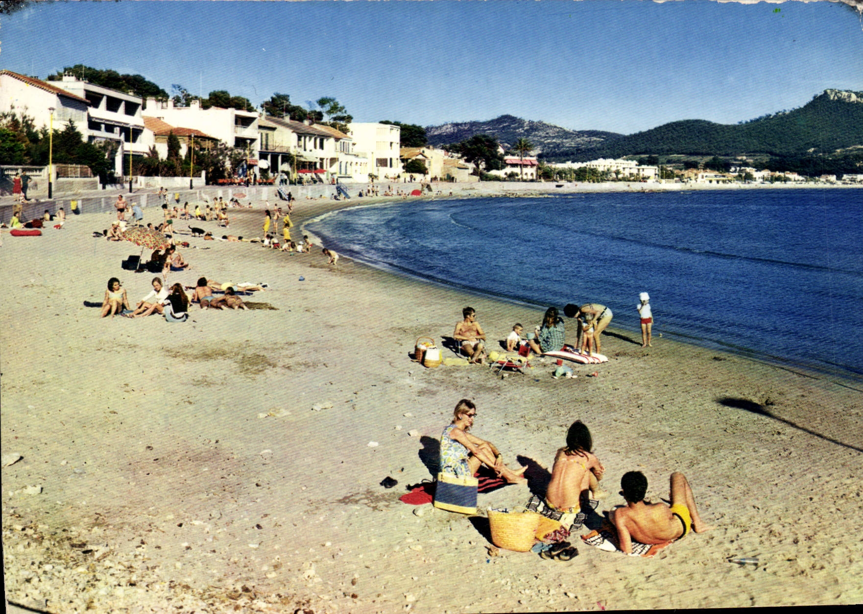 CPSM Cote d'Azur Carrefour Mondial du Tourisme Saint Cyr les Lecques Var La plage 