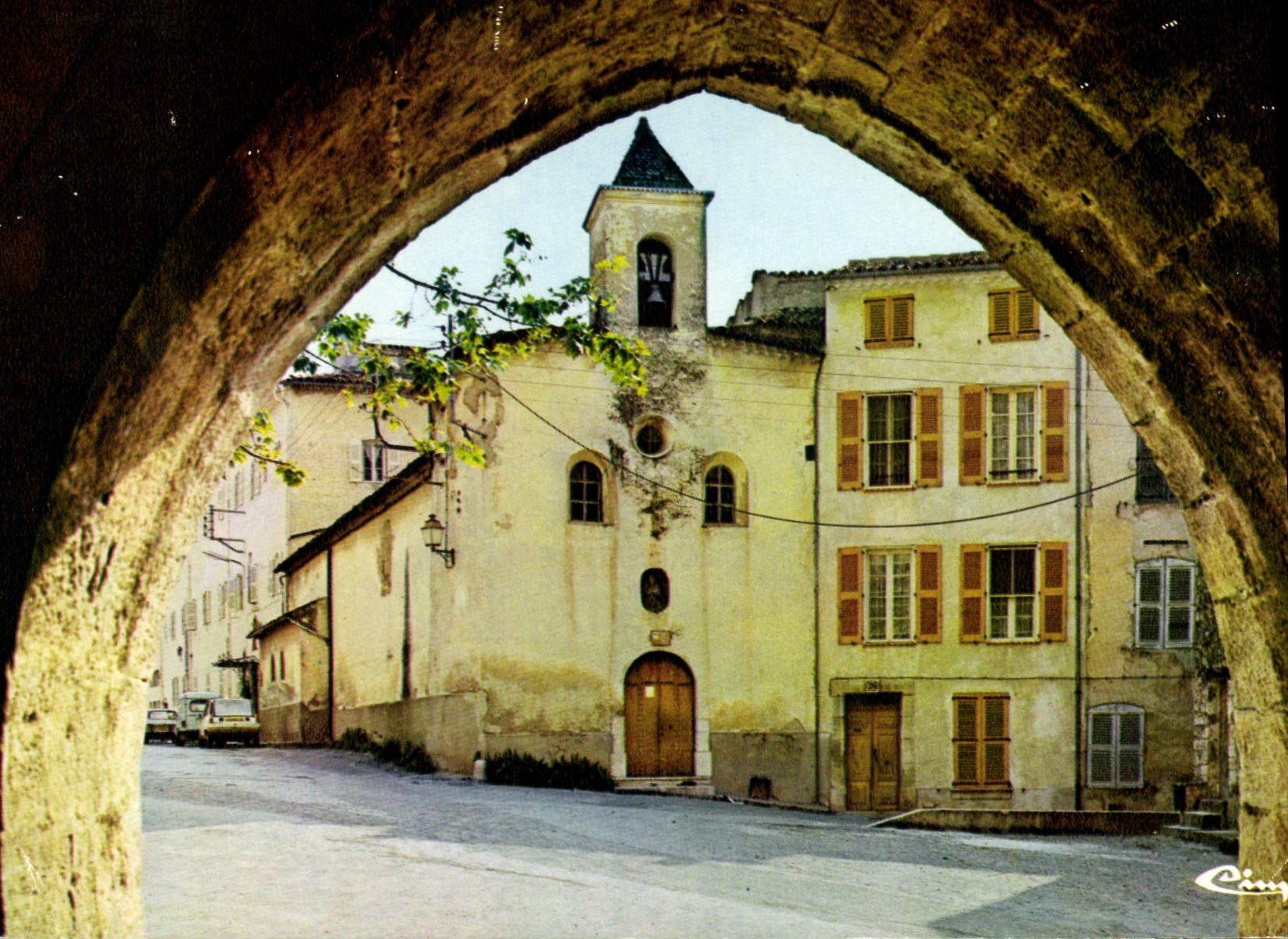 CPSM Lorgues Var La Porte et Chapelle St Francois