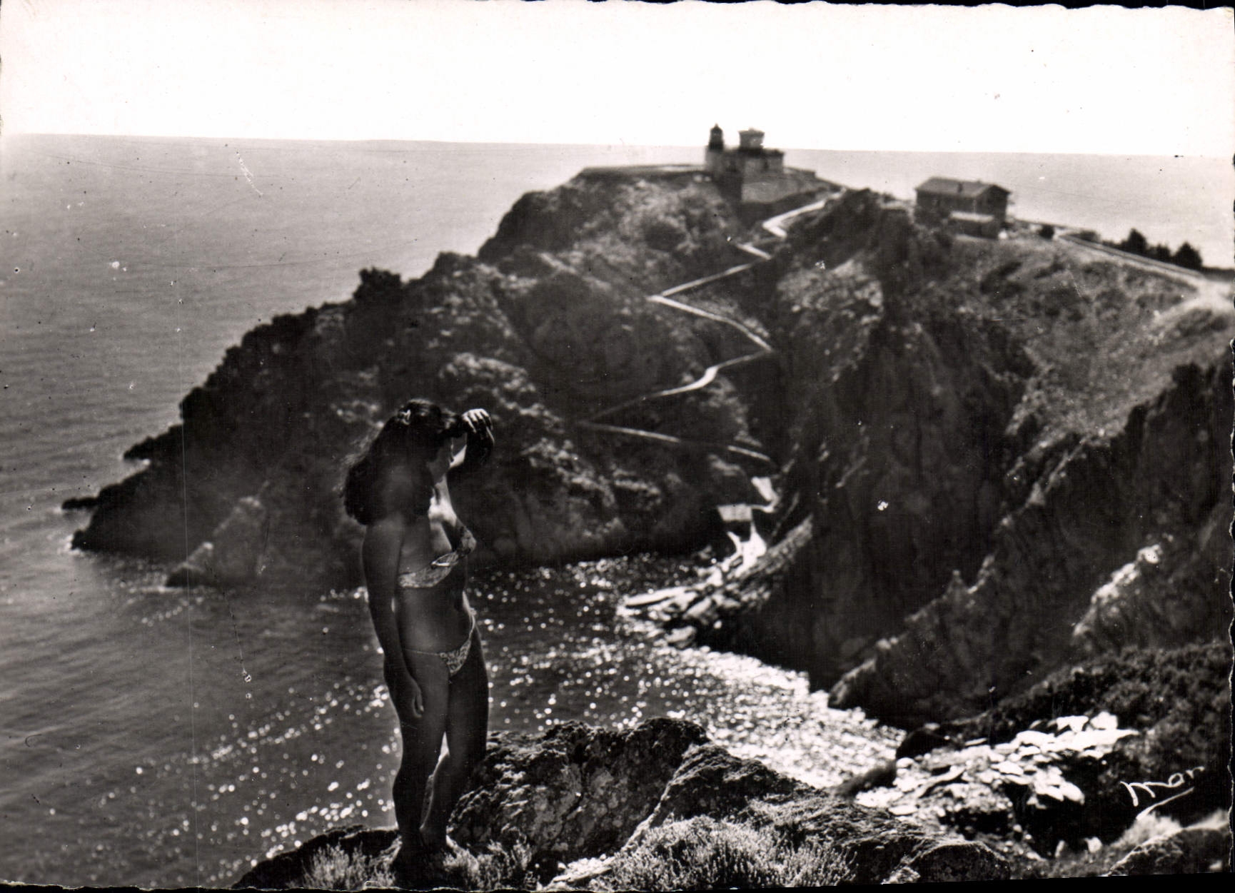 CPSM Les Iles d'Or Ile du Levant Le Phare 