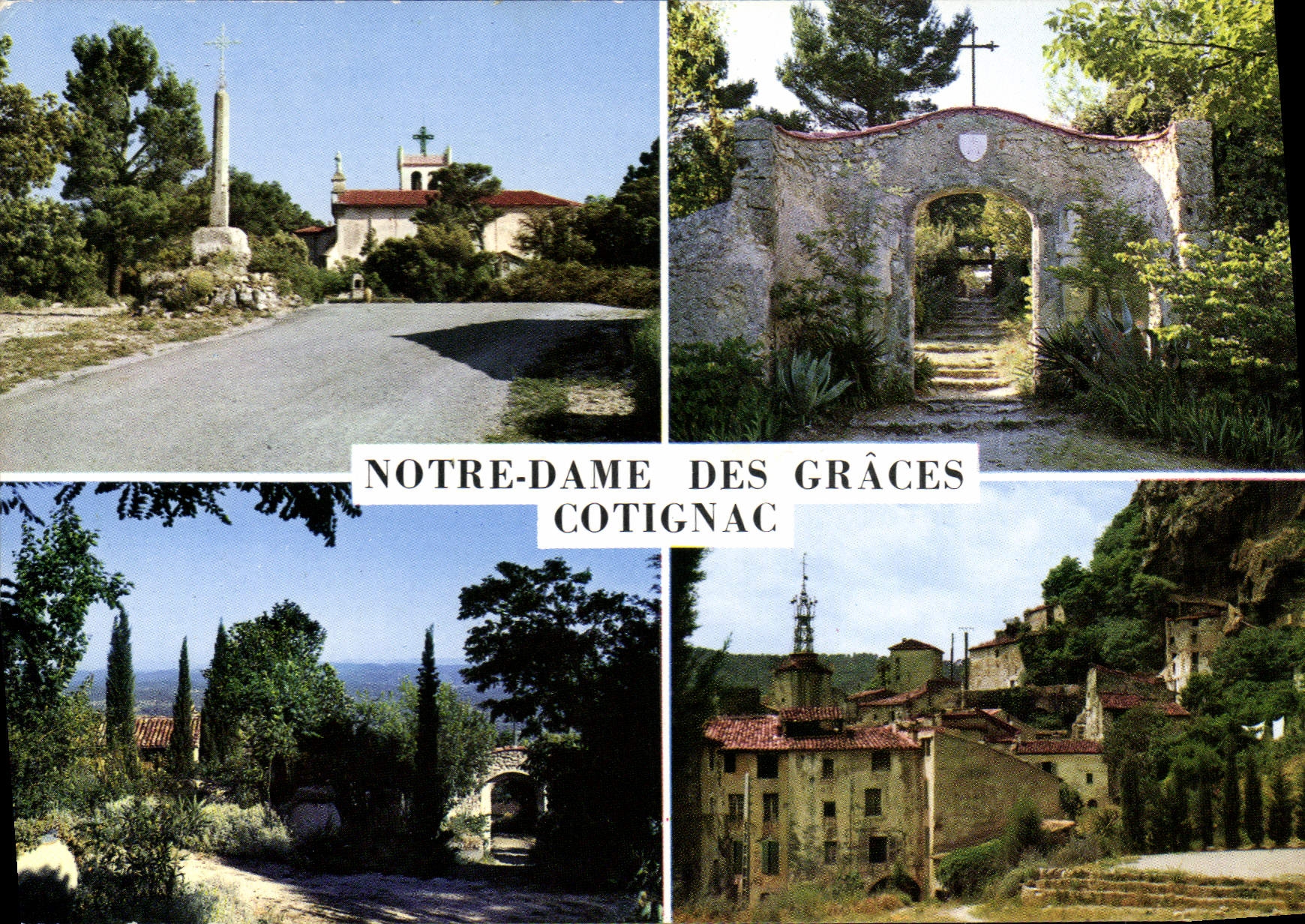 CPSM Cotignac Var Notre Dame des Graces Sanctuaire historique de France 