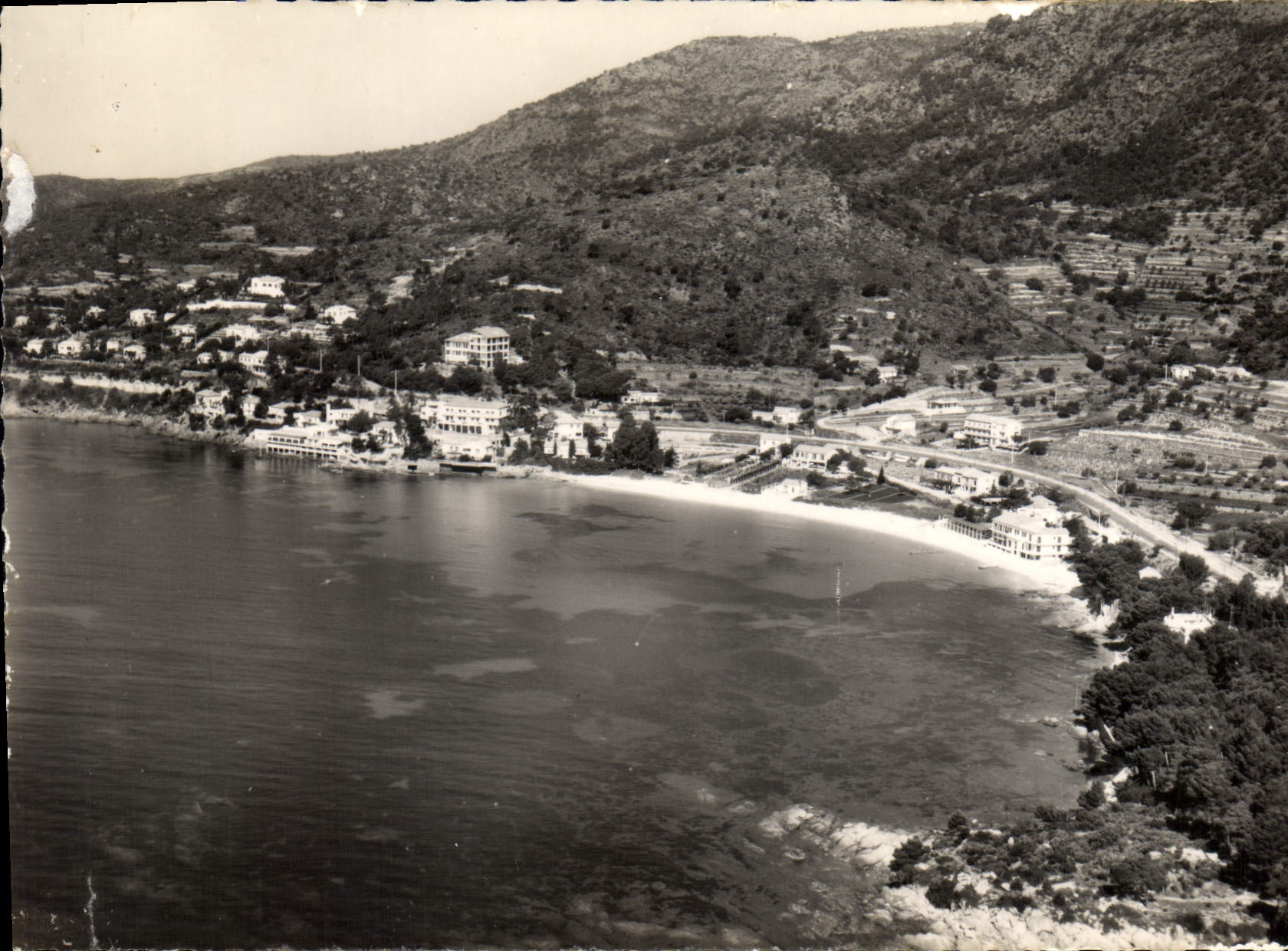 CPSM Aiguebelle Var Vue generale aerienne