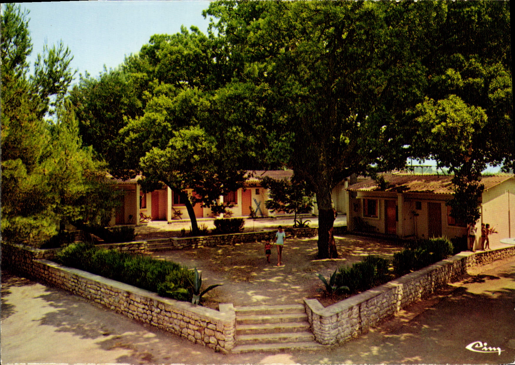 CPSM La Londe les Maures Var Vacances PTT Cote des Maures Pavillons 