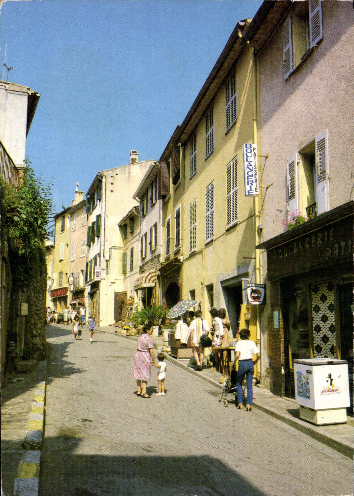 CPSM Bormes Les Mimosas Var Rue Carnot