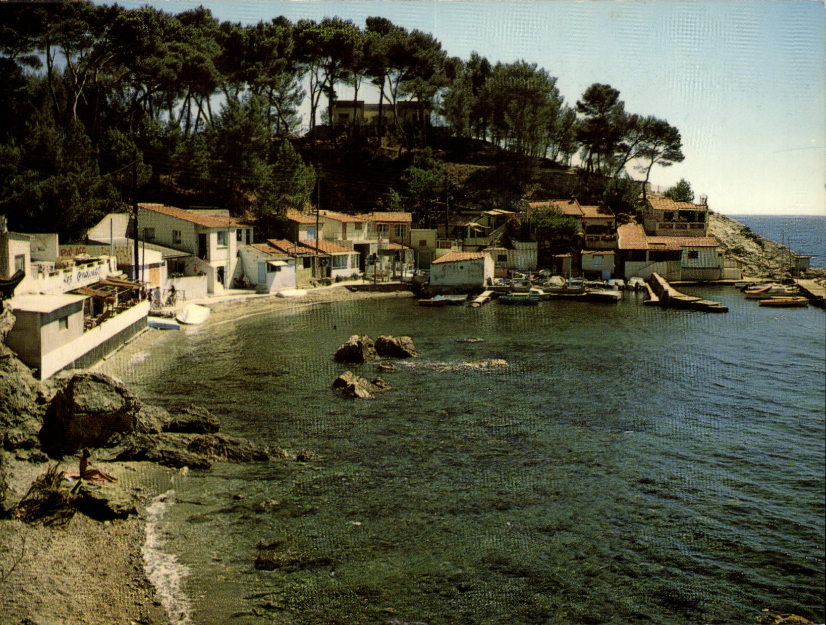 CPSM Toulon Cap Brun Le Petit Port de Mejean 