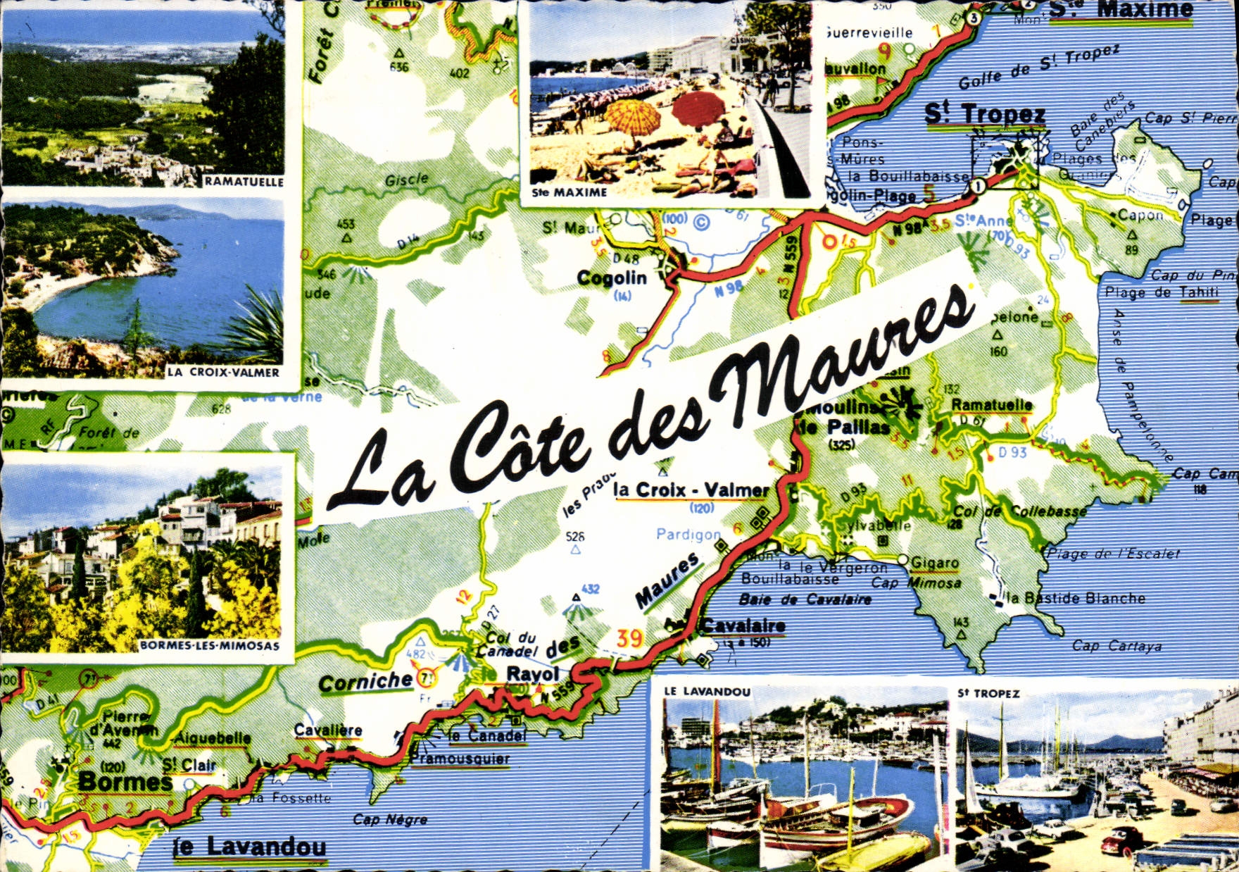 CPSM Le Cote des Maures Var
