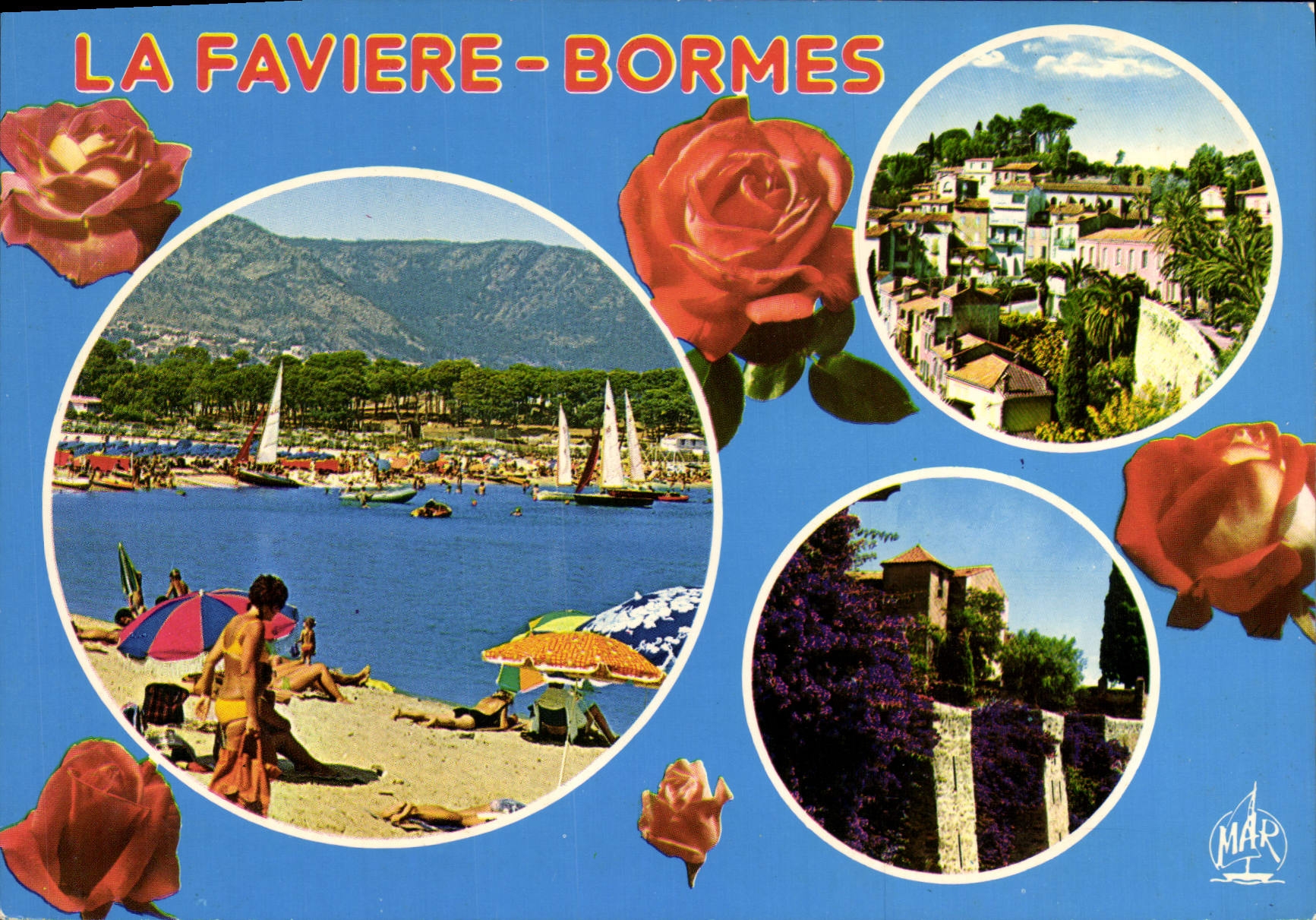 CPSM La Cote D'Azur Bormes les Mimosas Var La Faviere