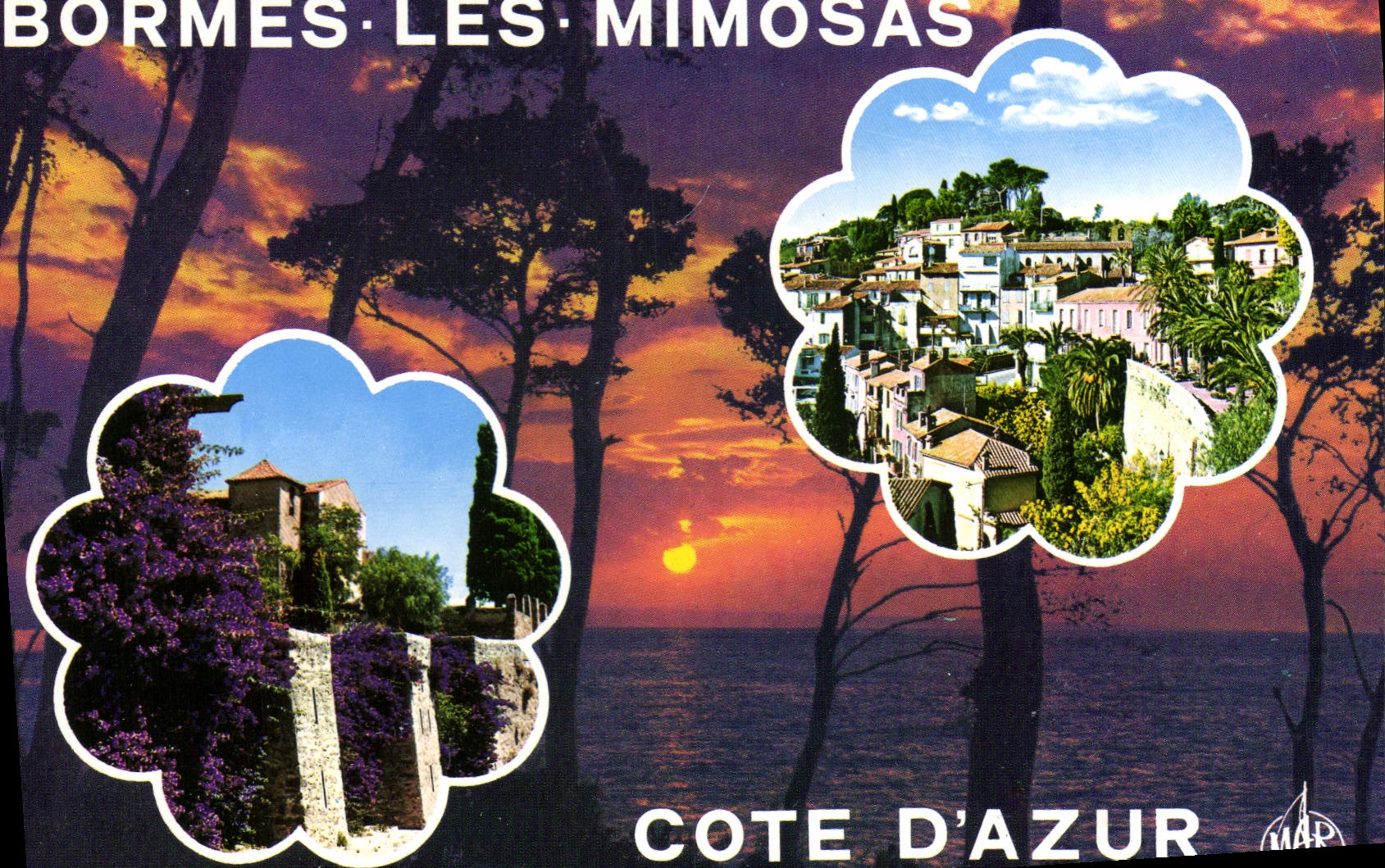 CPSM La Cote D'Azur Bormes les Mimosas Var