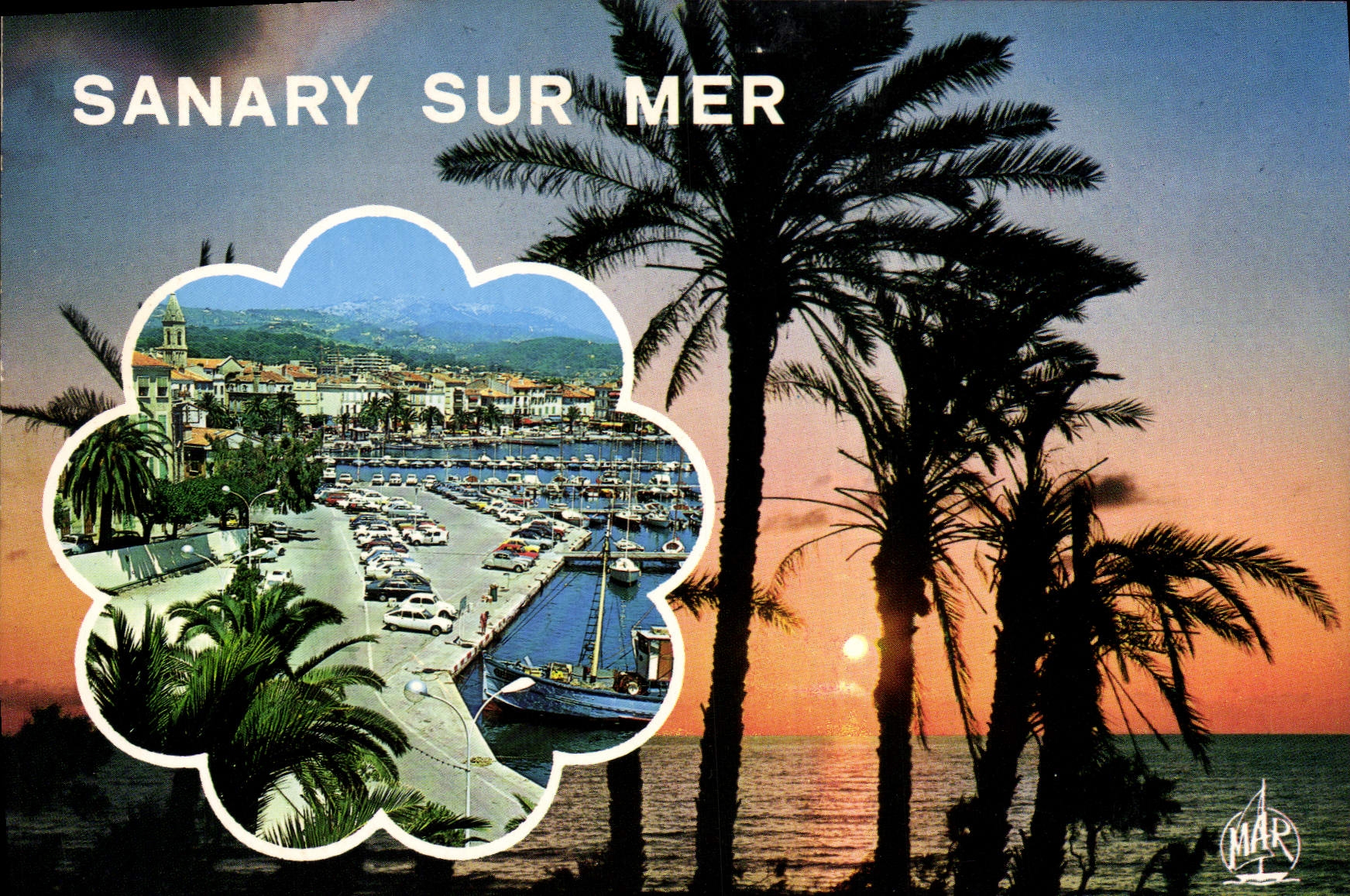 CPSM La Cote D'Azur Sanary sur Mer Var Le Port