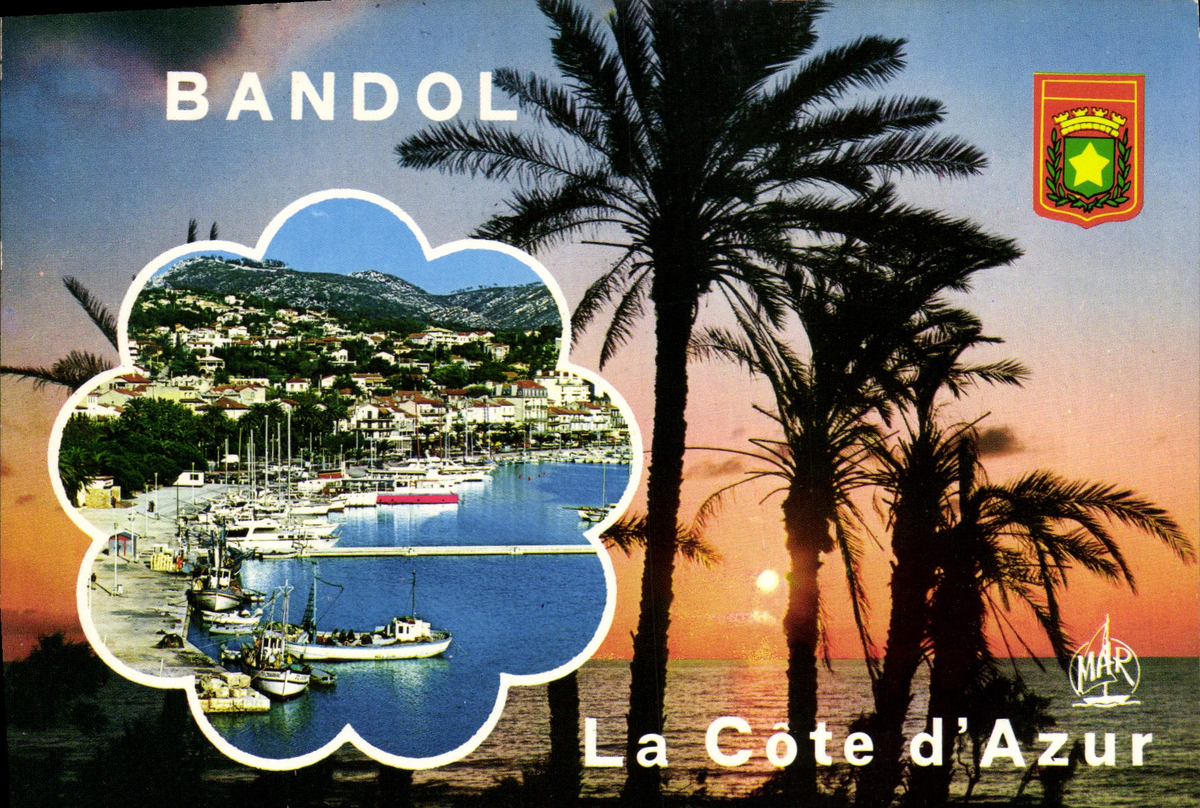 CPSM La Cote D'Azur Bandol Vue generale 